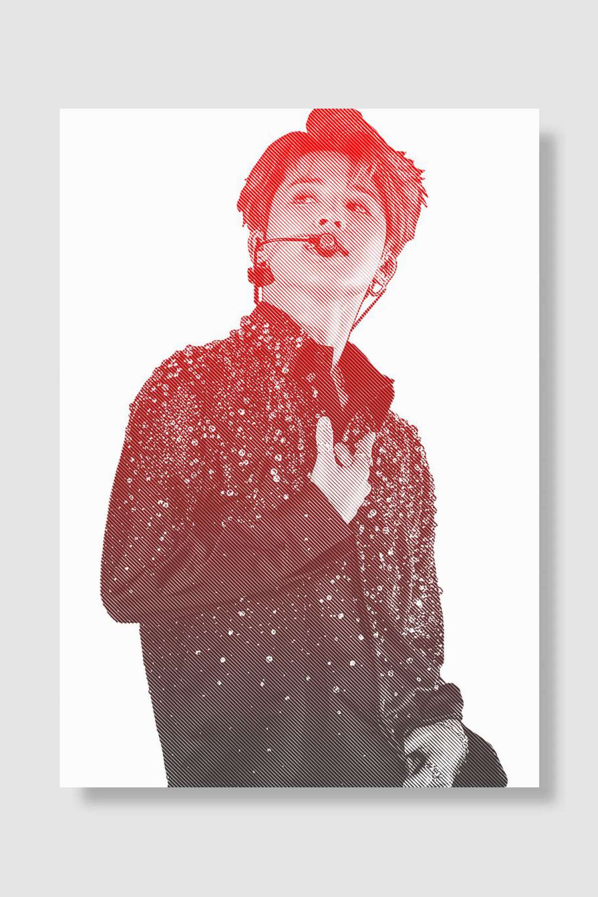 bts jimin Müzik Poster Çerçevesiz Yüksek Kalite Müzik Afiş Duvar Poster