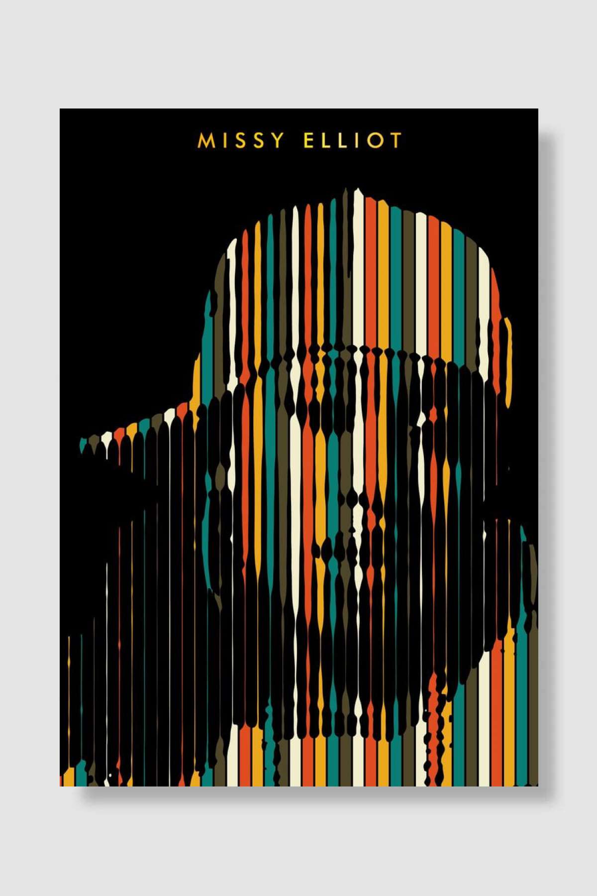 MISSY ELLIOT Müzik Poster Çerçevesiz Yüksek Kalite Müzik Afiş Duvar Poster