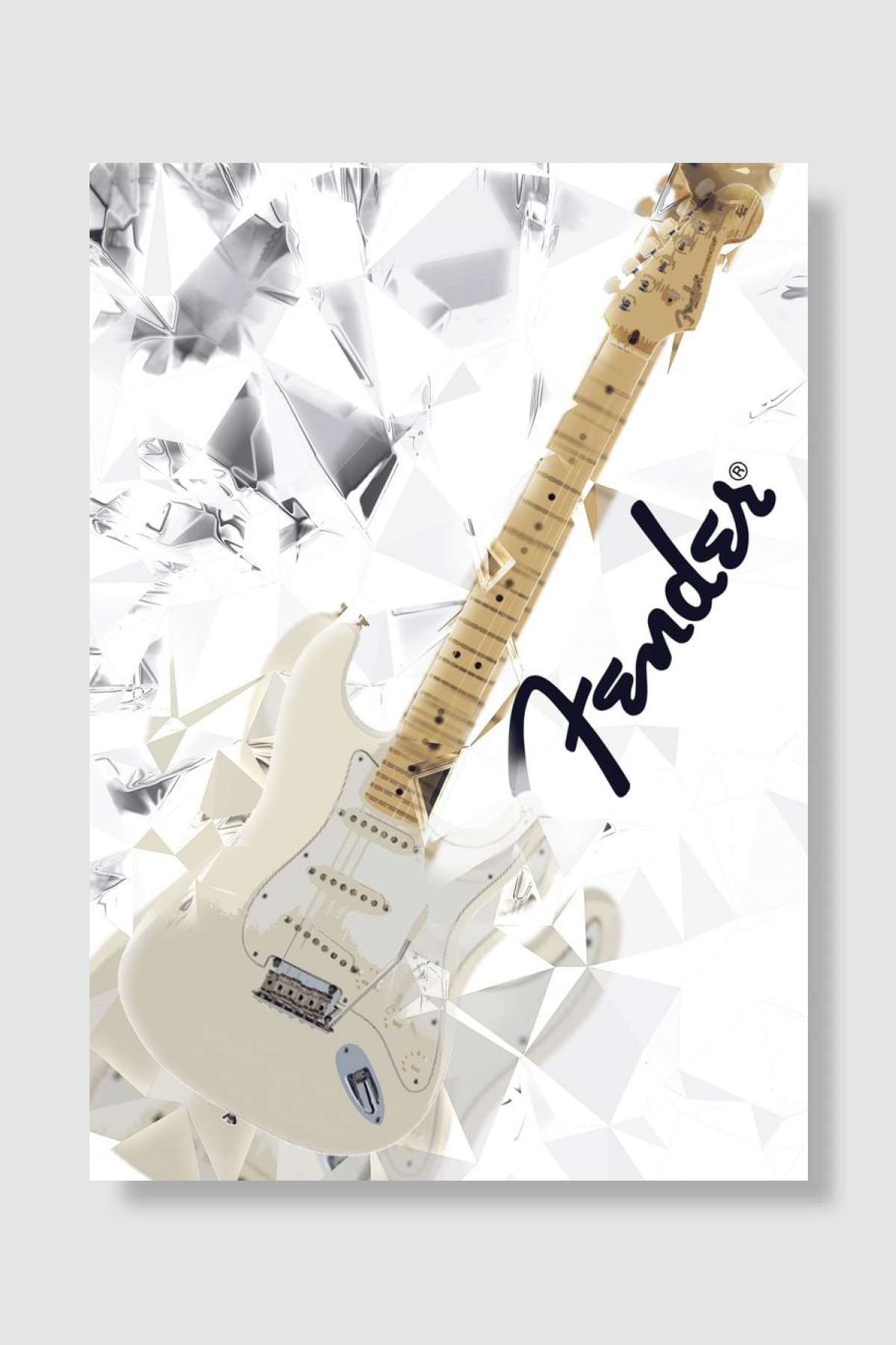 stratocaster guitar 5 Müzik Poster Çerçevesiz Yüksek Kalite Müzik Afiş Duvar Poster