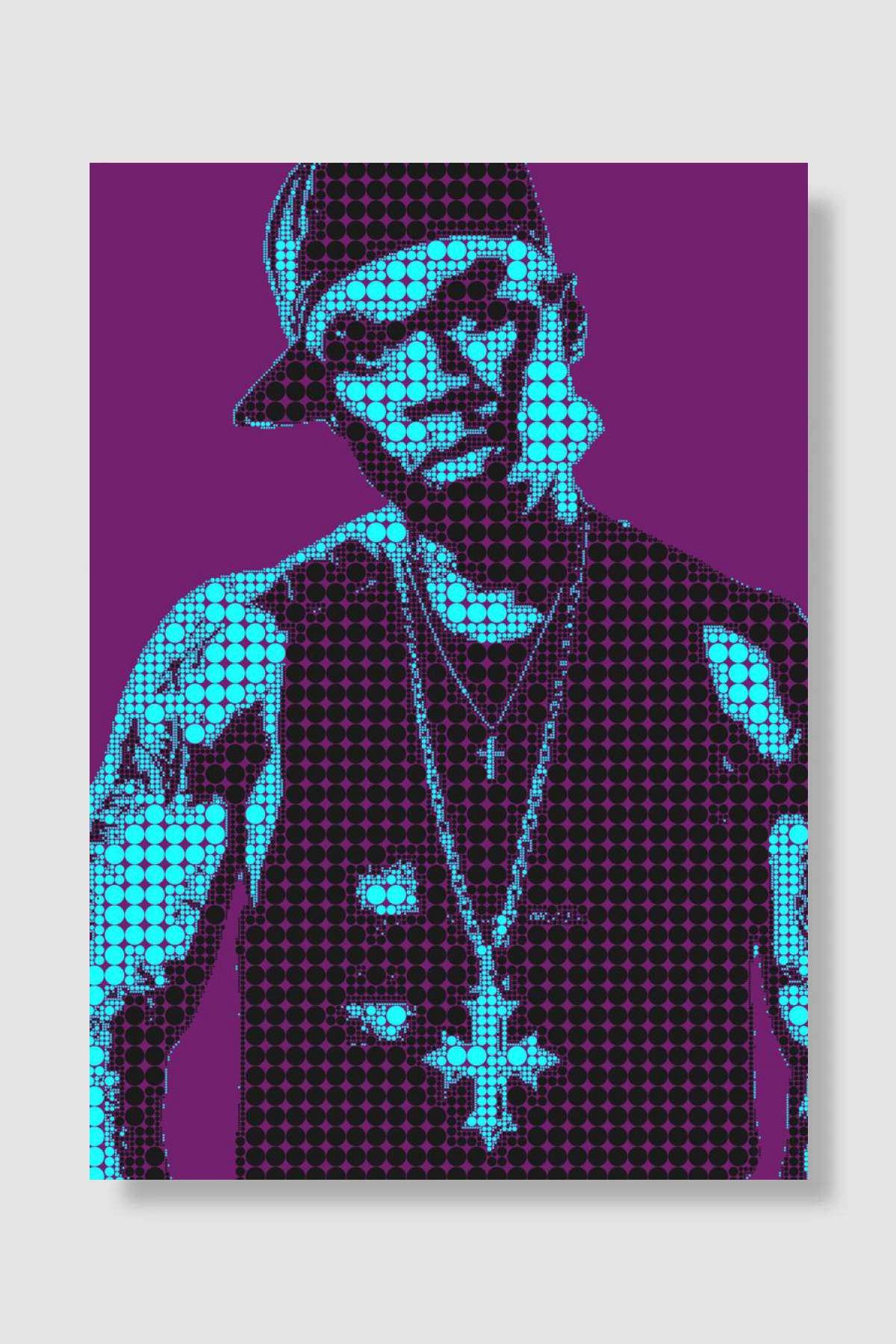 50 cent Müzik Poster Çerçevesiz Yüksek Kalite Müzik Afiş Duvar Poster - En İyi Fiyatlarla
