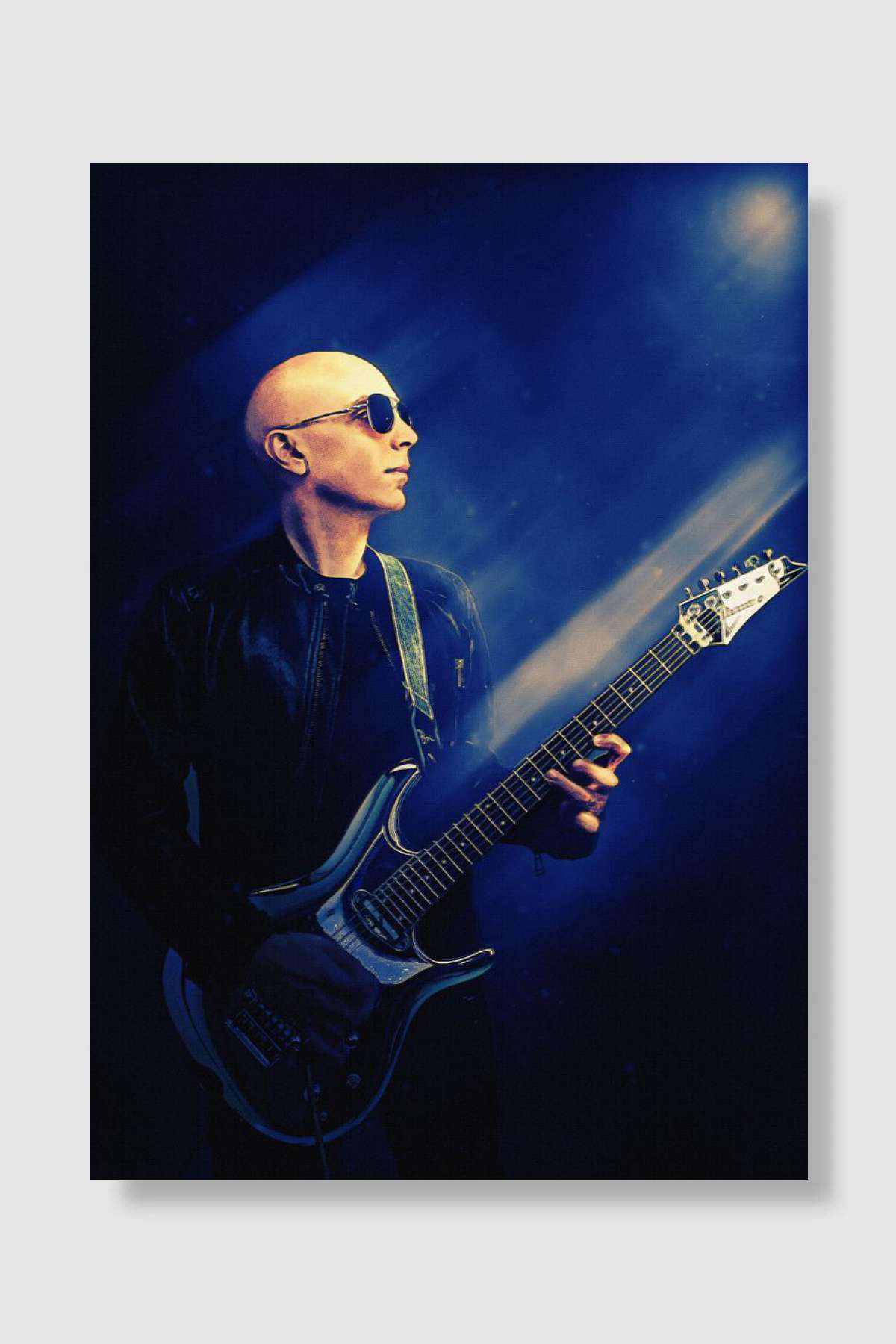 Superstars of Joe Satriani Müzik Poster Çerçevesiz Yüksek Kalite Müzik Afiş Duvar Poster