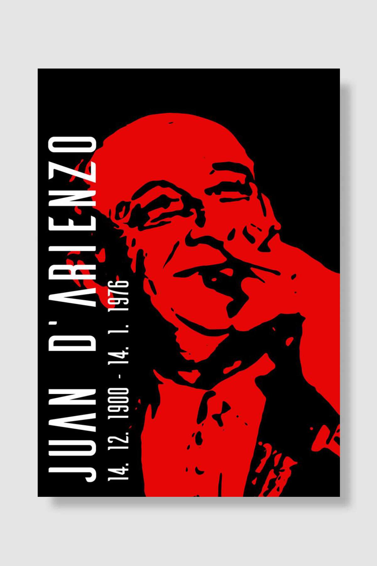 Juan DArienzo Müzik Poster Çerçevesiz Yüksek Kalite Müzik Afiş Duvar Poster