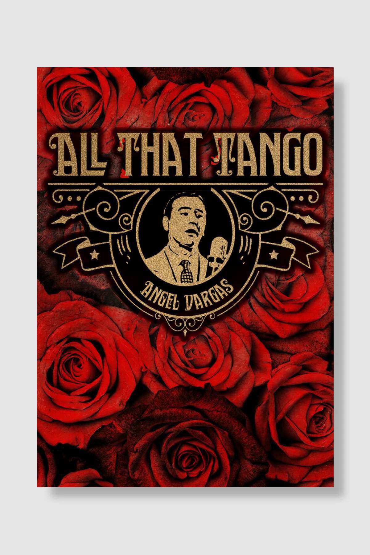 Angel Vargas Müzik Poster Çerçevesiz Yüksek Kalite Müzik Afiş Duvar Poster