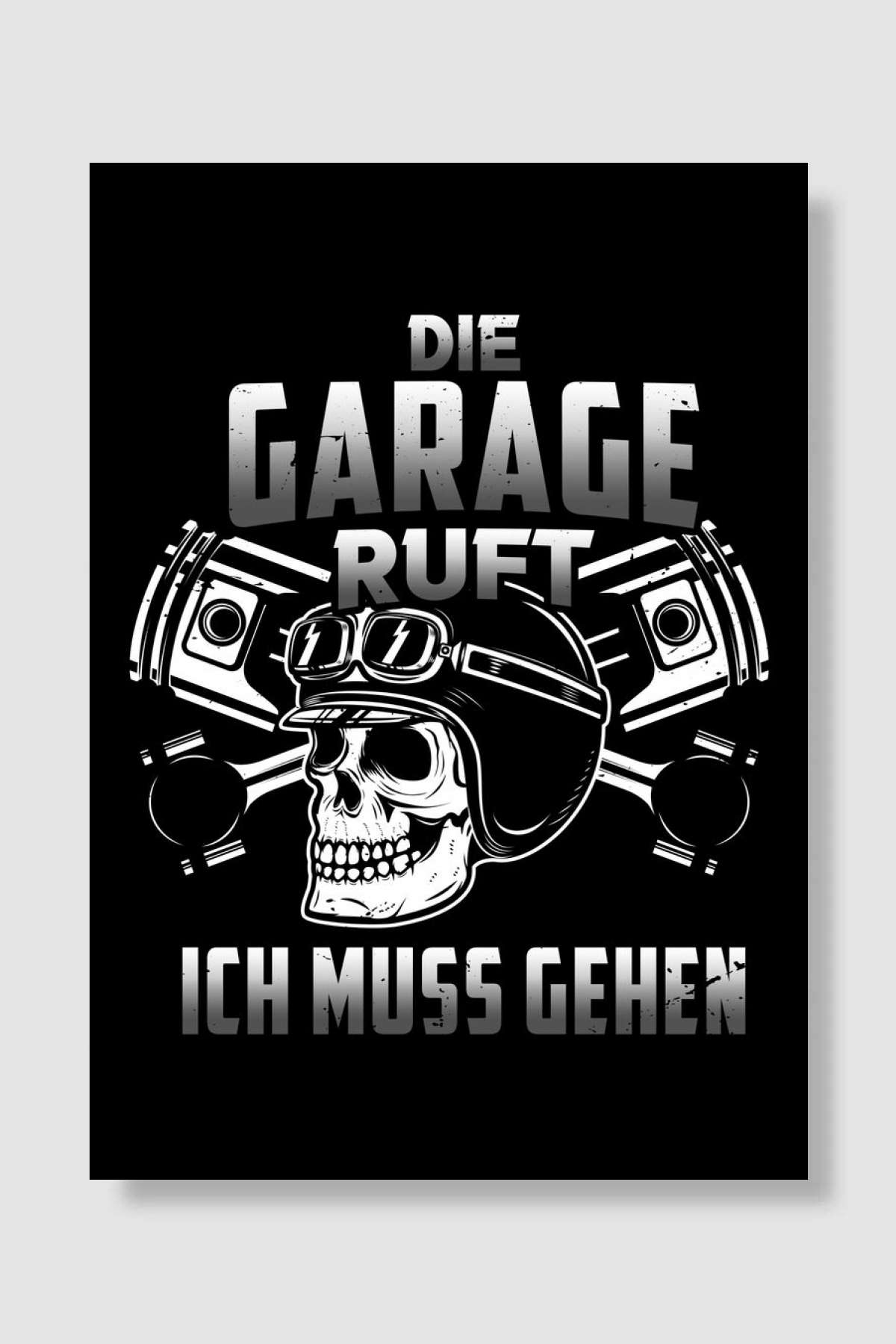 The garage calls Müzik Poster Çerçevesiz Yüksek Kalite Müzik Afiş Duvar Poster