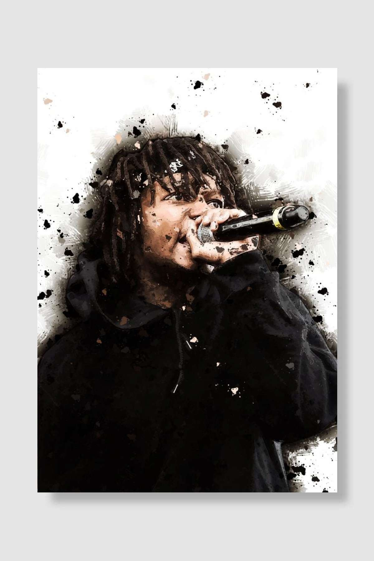 JID Müzik Poster Çerçevesiz Yüksek Kalite Müzik Afiş Duvar Poster