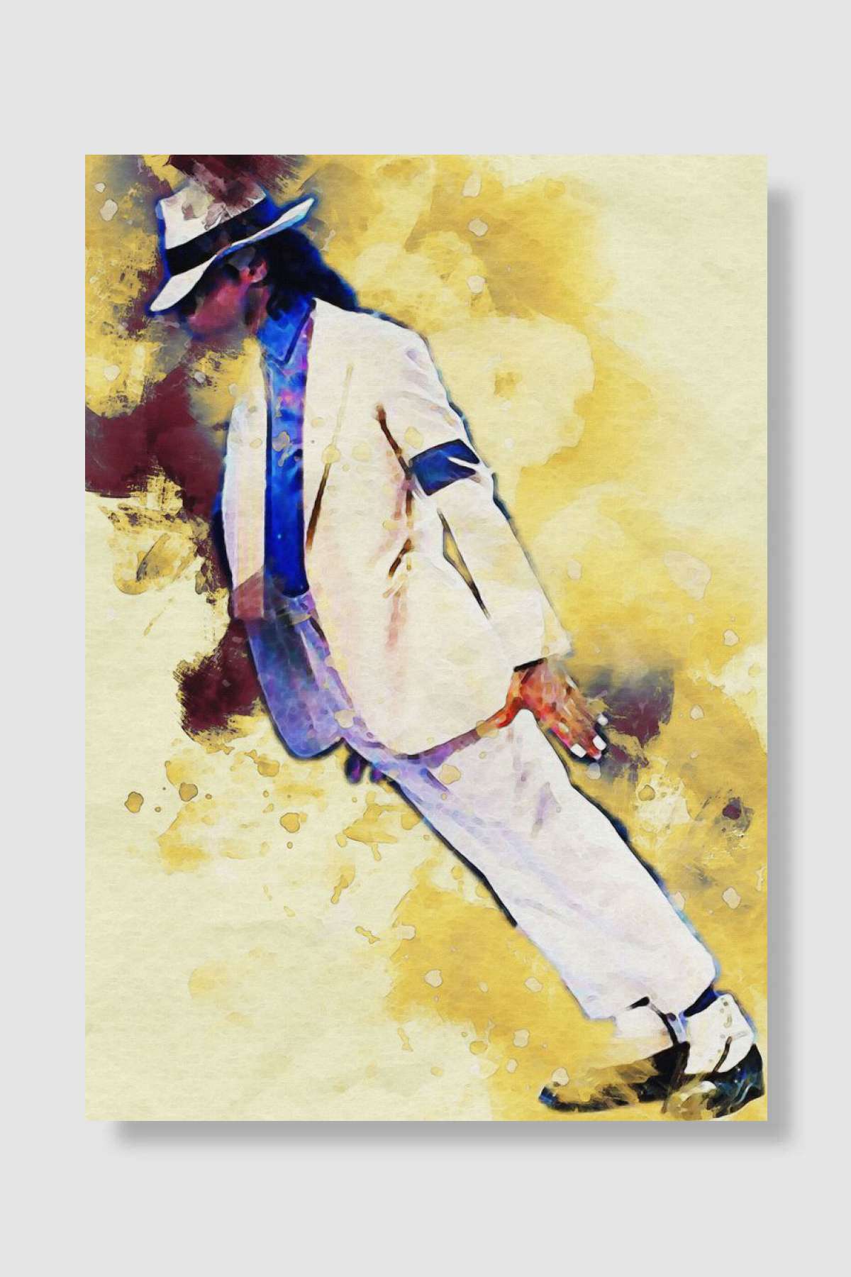 Smudge Michael Jackson Müzik Poster Çerçevesiz Yüksek Kalite Müzik Afiş Duvar Poster