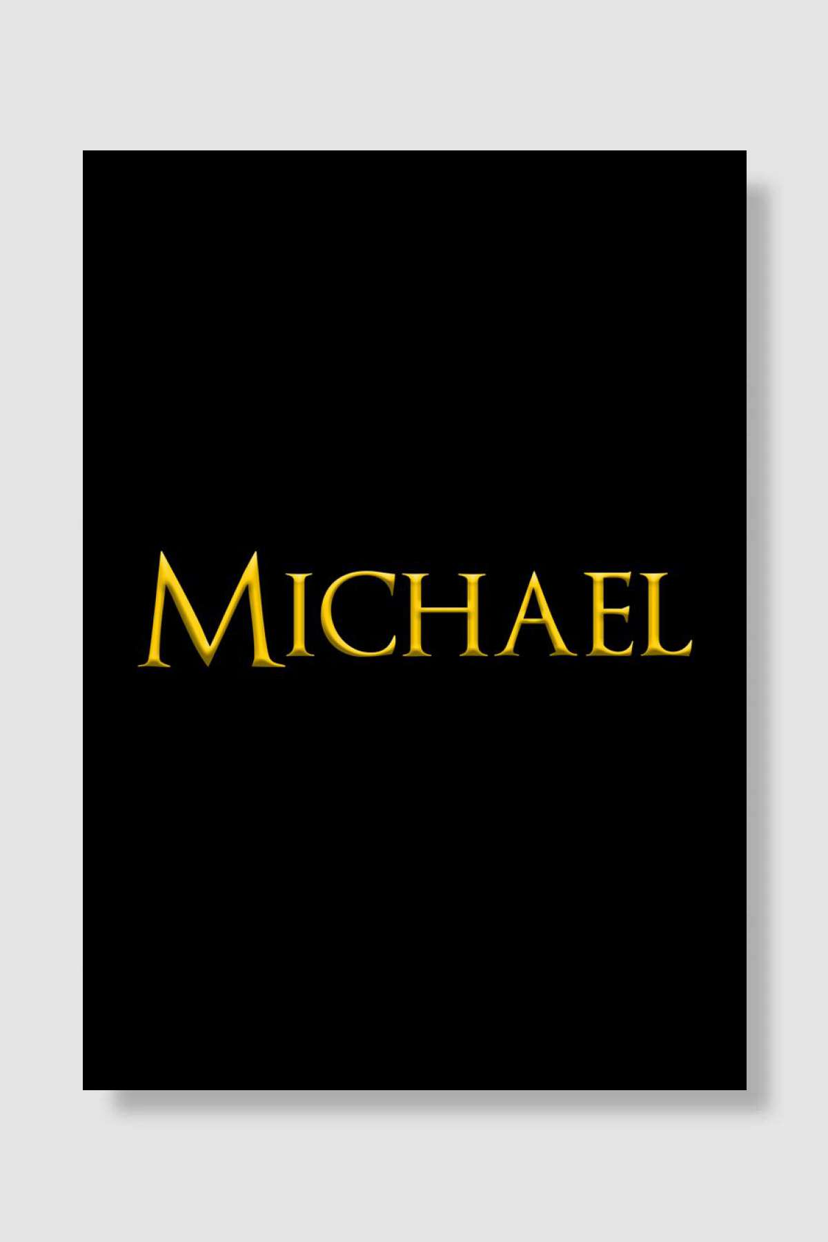 Michael Müzik Poster Çerçevesiz Yüksek Kalite Müzik Afiş Duvar Poster