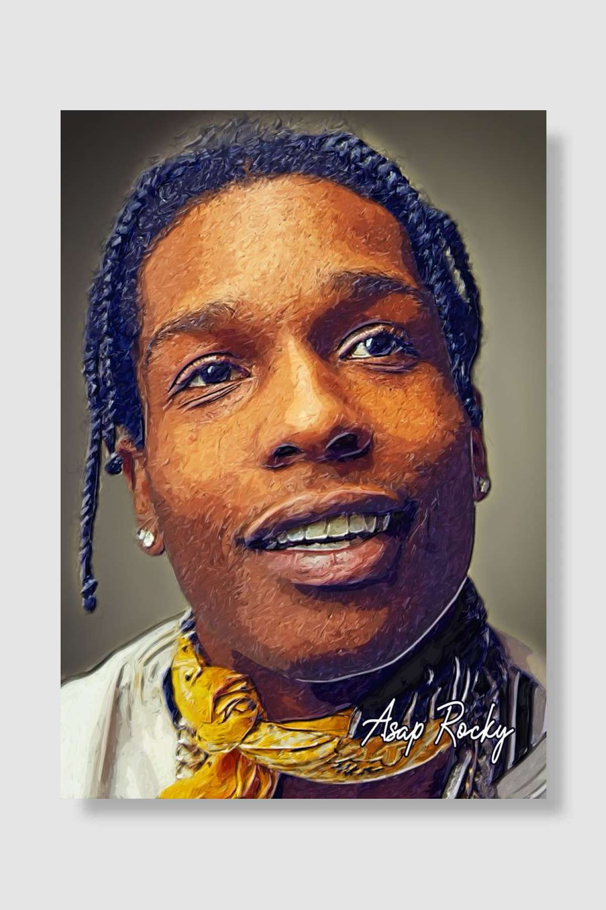 Asap Rocky Müzik Poster Çerçevesiz Yüksek Kalite Müzik Afiş Duvar Poster
