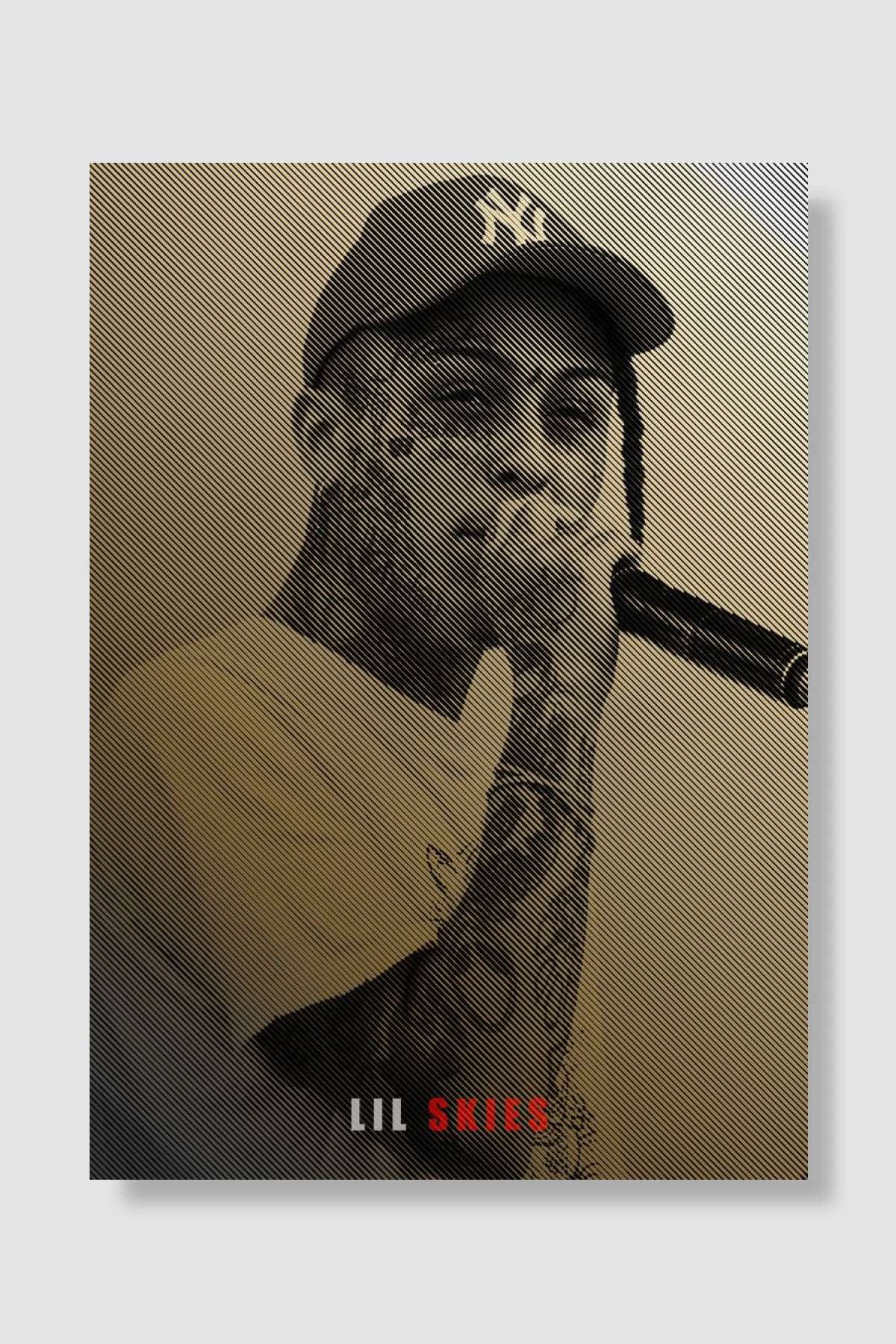 lil skies Müzik Poster Çerçevesiz Yüksek Kalite Müzik Afiş Duvar Poster - En İyi Fiyatlarla