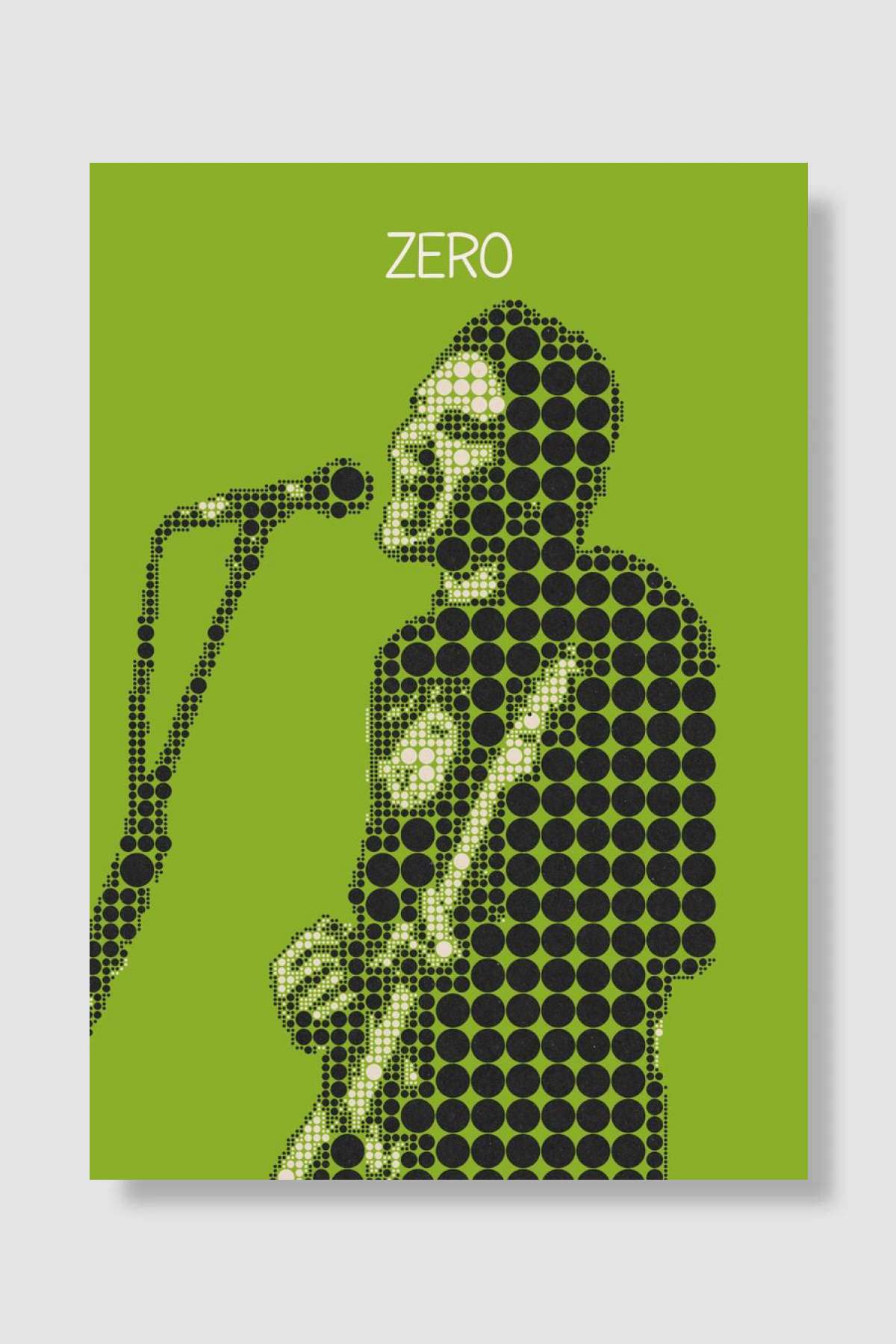 Zero Müzik Poster Çerçevesiz Yüksek Kalite Müzik Afiş Duvar Poster