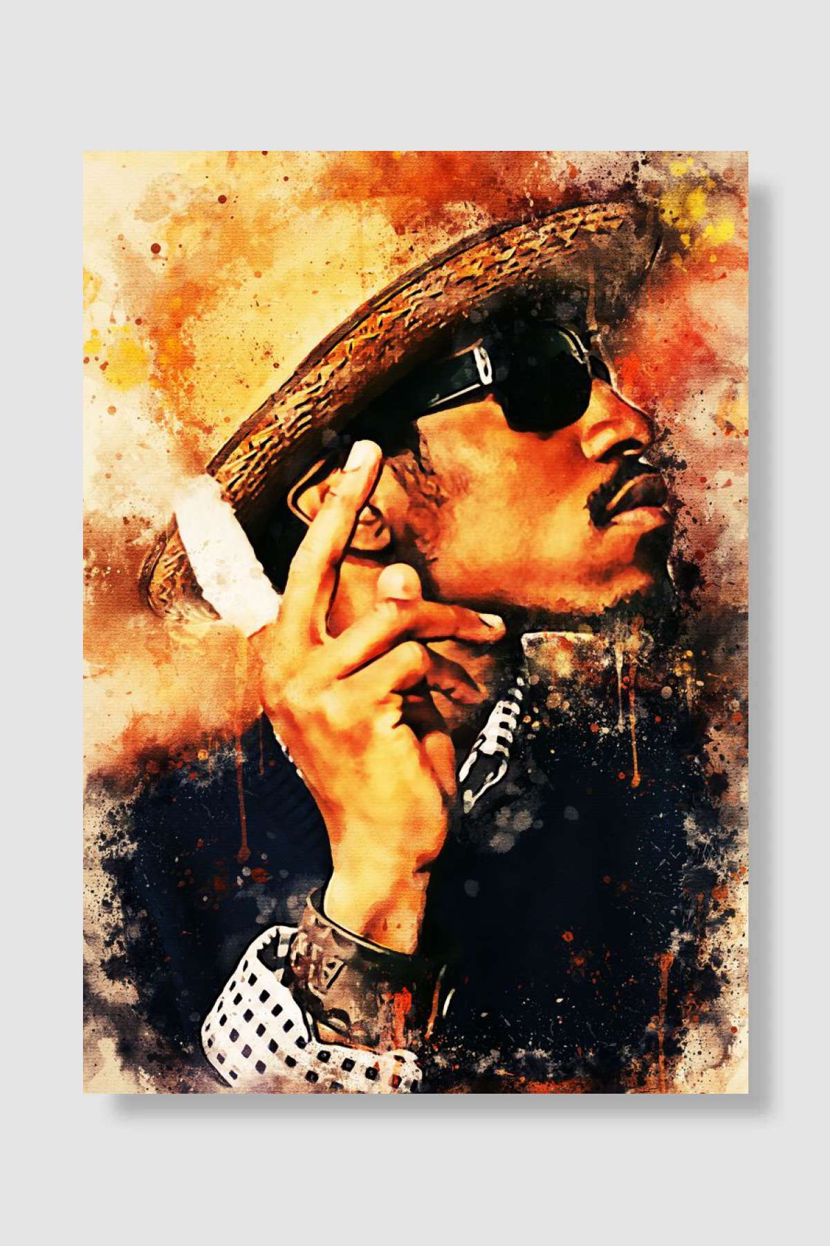 ANDRE 3000 Müzik Poster Çerçevesiz Yüksek Kalite Müzik Afiş Duvar Poster