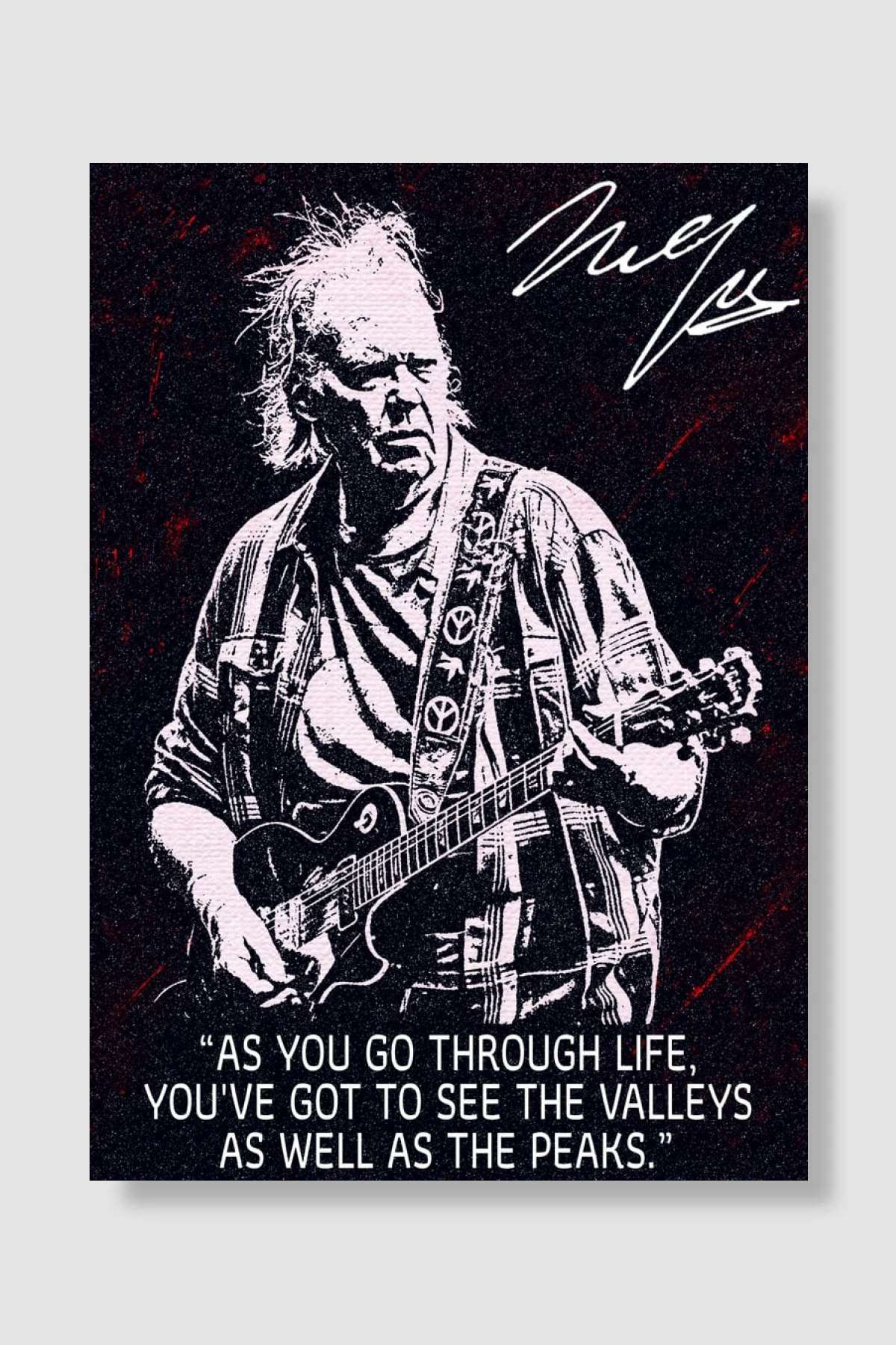 NEIL YOUNG Müzik Poster Çerçevesiz Yüksek Kalite Müzik Afiş Duvar Poster