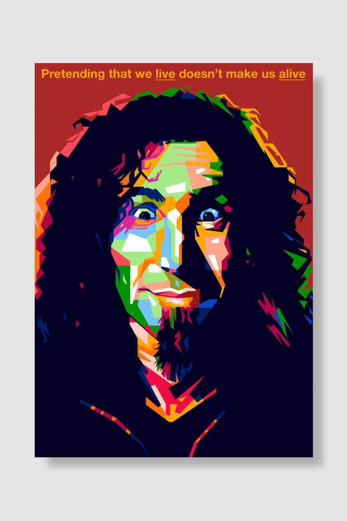 Serj Tankian Müzik Poster Çerçevesiz Yüksek Kalite Müzik Afiş Duvar Poster