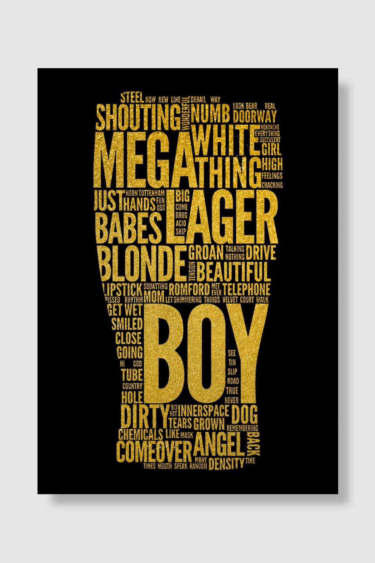 Born Slippery Müzik Poster Çerçevesiz Yüksek Kalite Müzik Afiş Duvar Poster