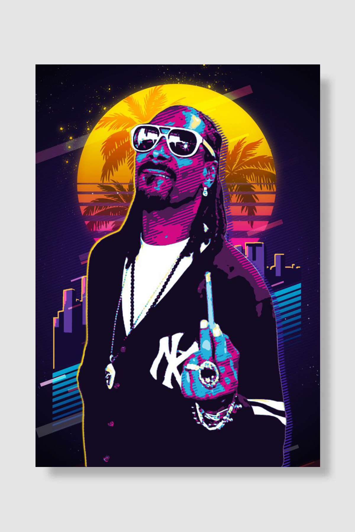 snoop dogg retro Müzik Poster Çerçevesiz Yüksek Kalite Müzik Afiş Duvar Poster
