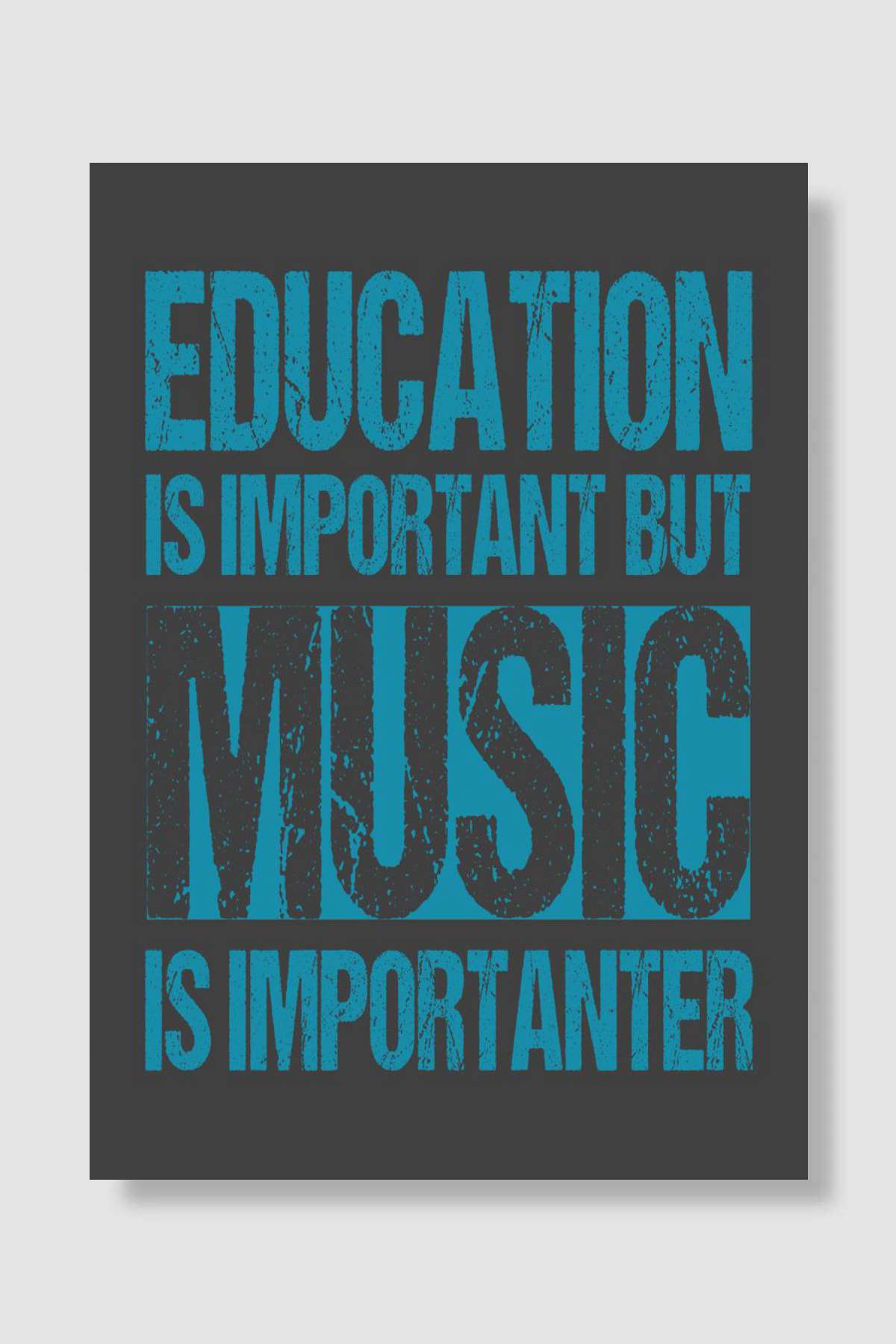 Funny Musician Music Müzik Poster Çerçevesiz Yüksek Kalite Müzik Afiş Duvar Poster