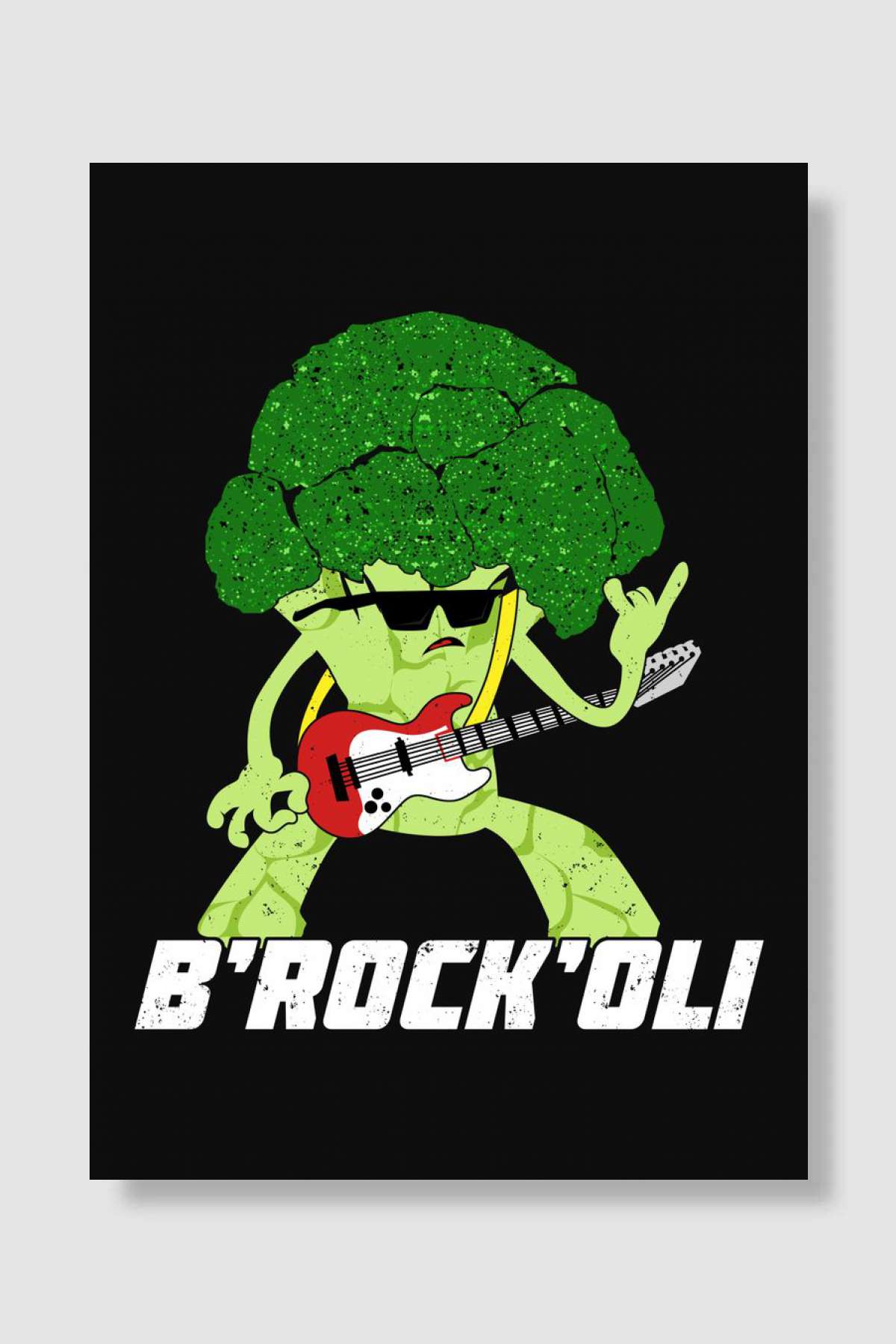 Electric Guitar Design Müzik Poster Çerçevesiz Yüksek Kalite Müzik Afiş Duvar Poster