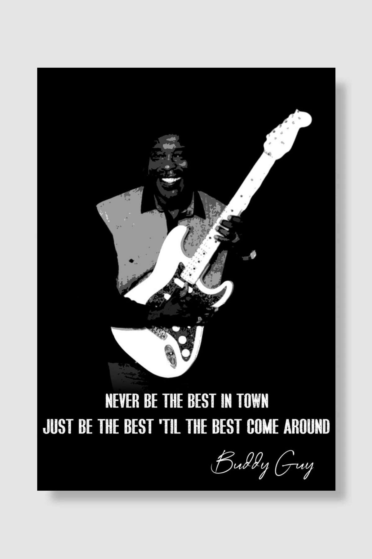 Buddy Guy Müzik Poster Çerçevesiz Yüksek Kalite Müzik Afiş Duvar Poster - En İyi Fiyatlarla