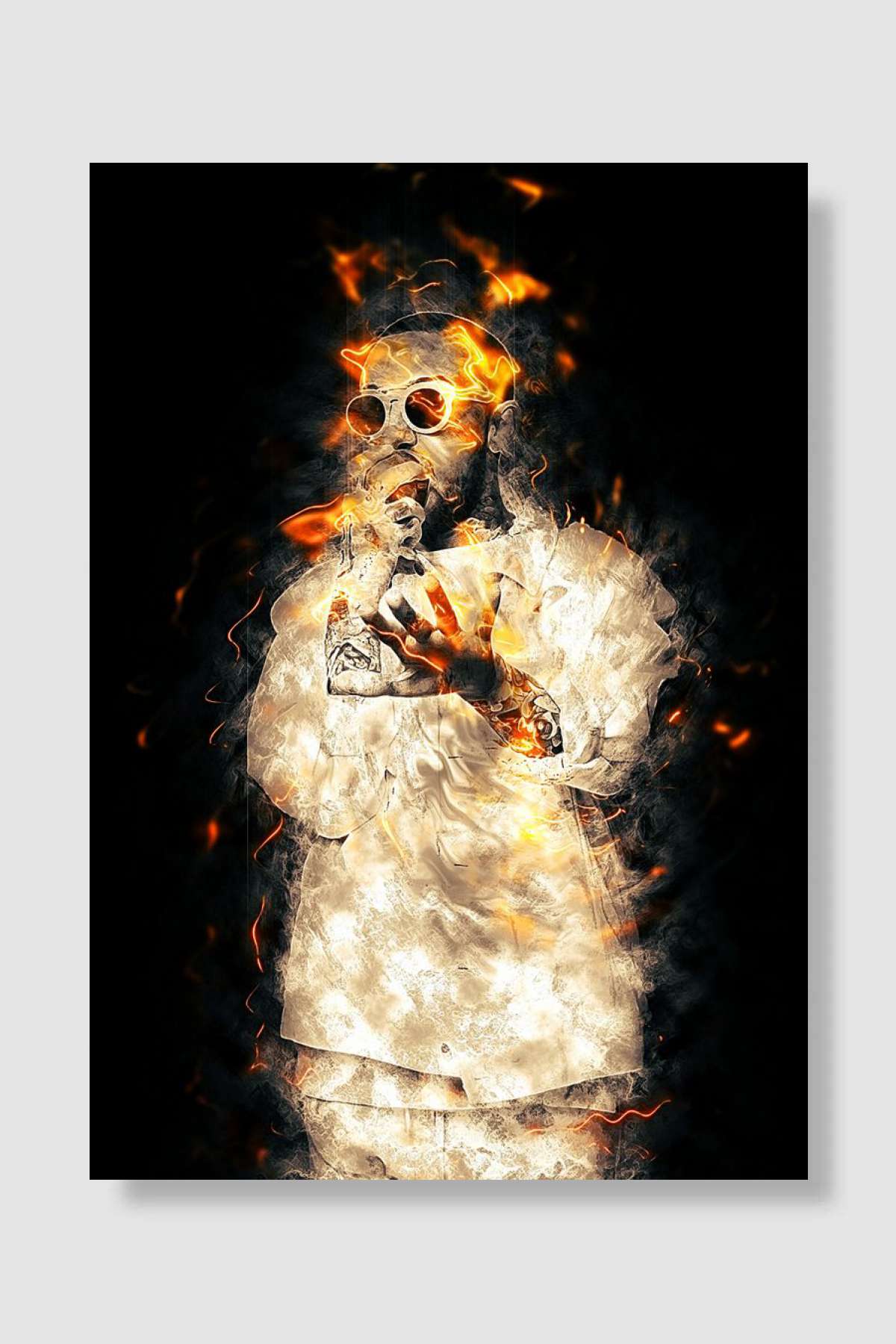 Mac Miller Müzik Poster Çerçevesiz Yüksek Kalite Müzik Afiş Duvar Poster