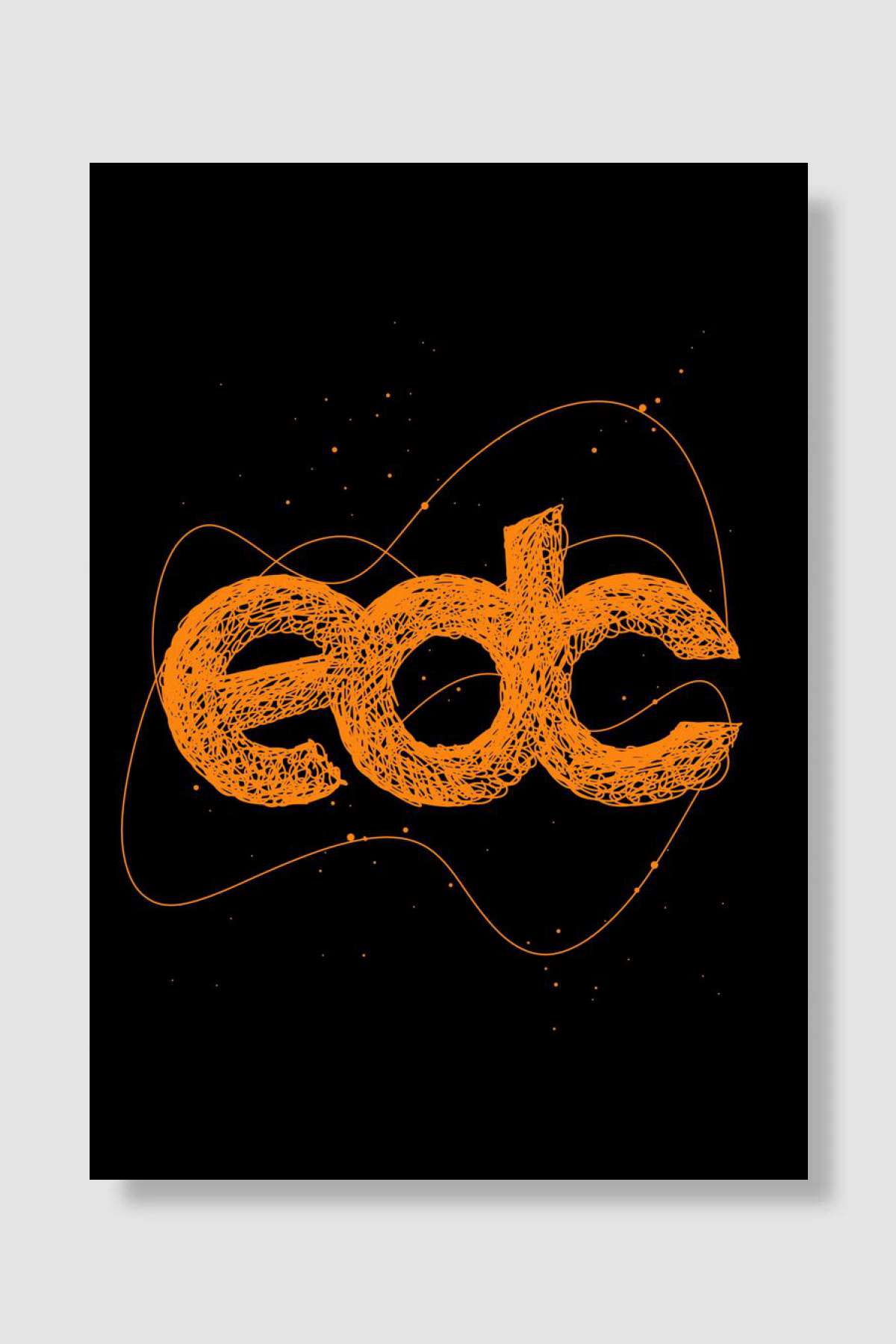 ElectricDaisy Carnival EDC Müzik Poster Çerçevesiz Yüksek Kalite Müzik Afiş Duvar Poster