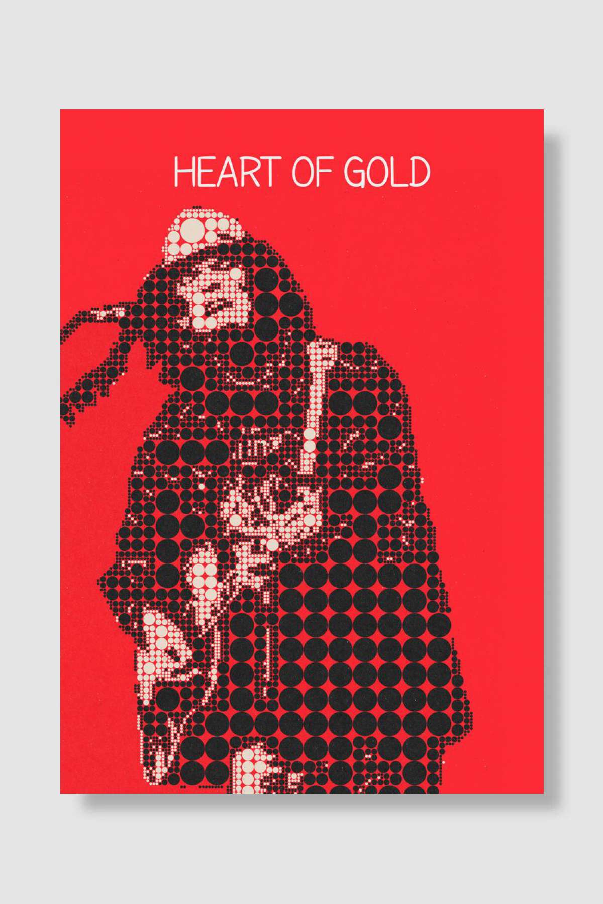 Heart Of Gold Müzik Poster Çerçevesiz Yüksek Kalite Müzik Afiş Duvar Poster
