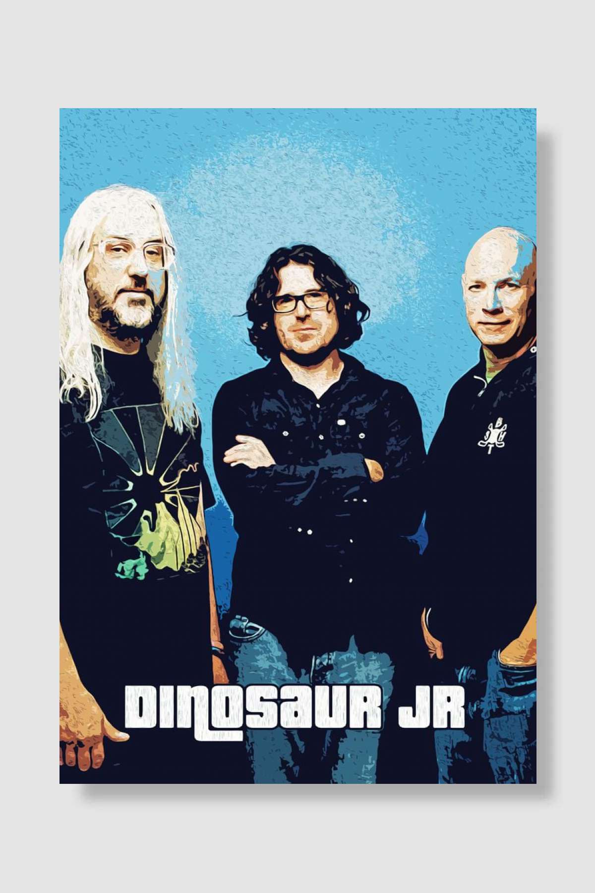 Dinosaur Jr Müzik Poster Çerçevesiz Yüksek Kalite Müzik Afiş Duvar Poster