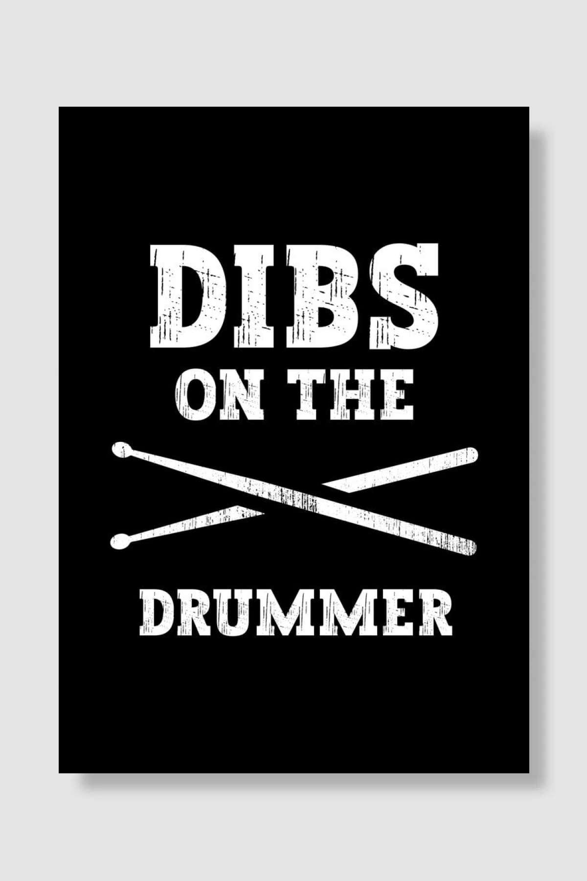 Drummer Drums Müzik Poster Çerçevesiz Yüksek Kalite Müzik Afiş Duvar Poster