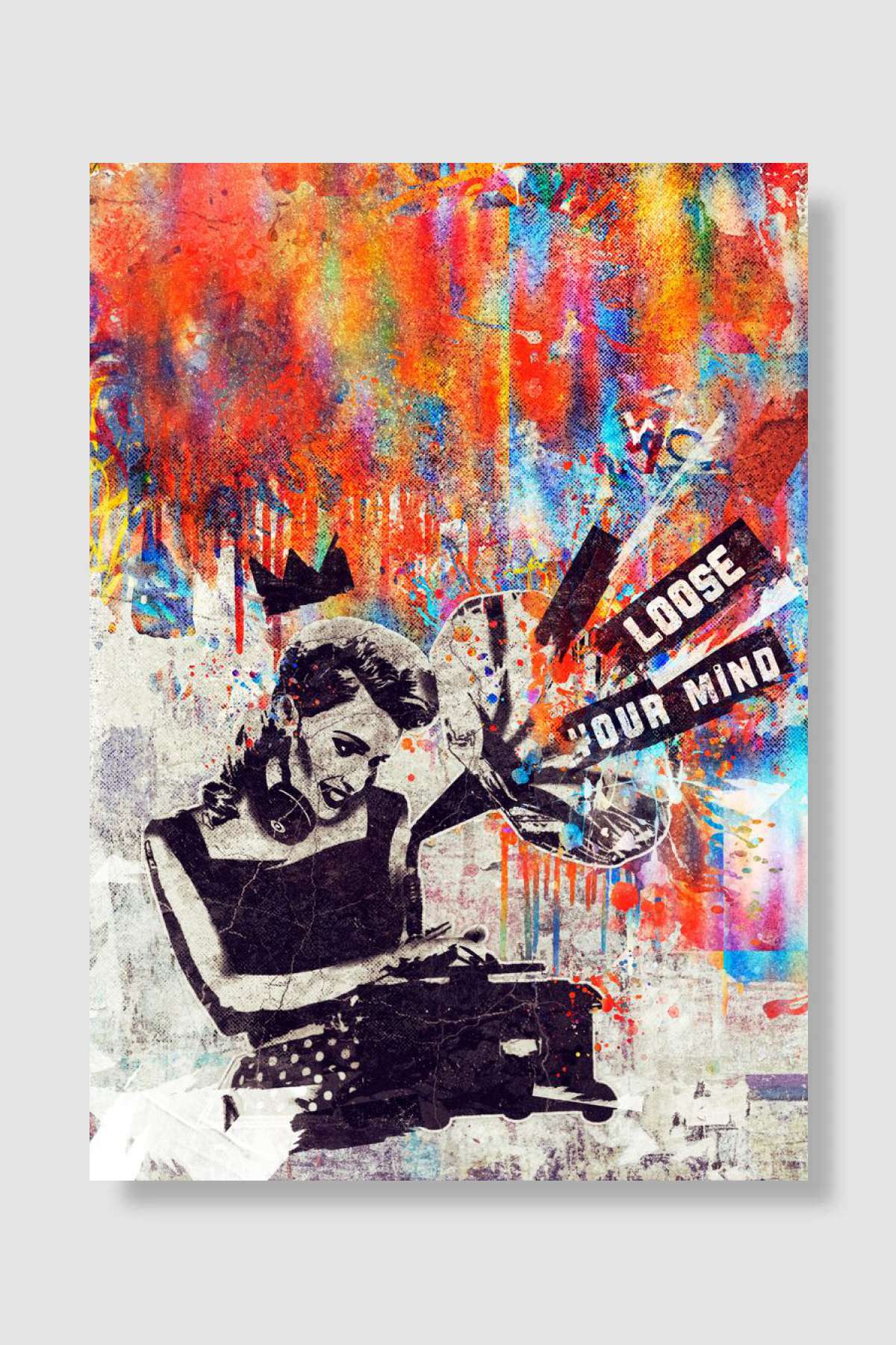 retro music djette Müzik Poster Çerçevesiz Yüksek Kalite Müzik Afiş Duvar Poster - En İyi Fiyatlarla