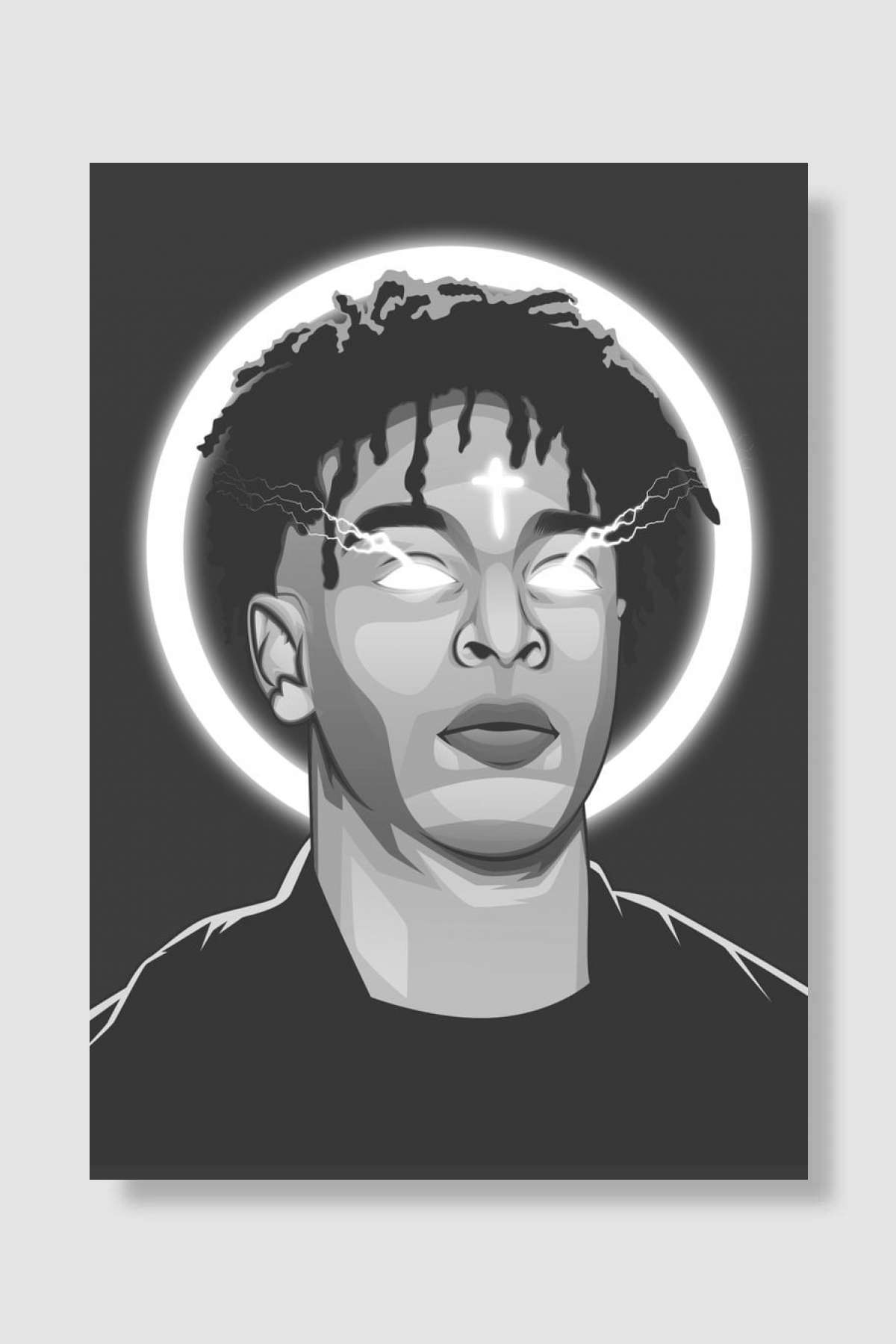 21 Savage Müzik Poster Çerçevesiz Yüksek Kalite Müzik Afiş Duvar Poster