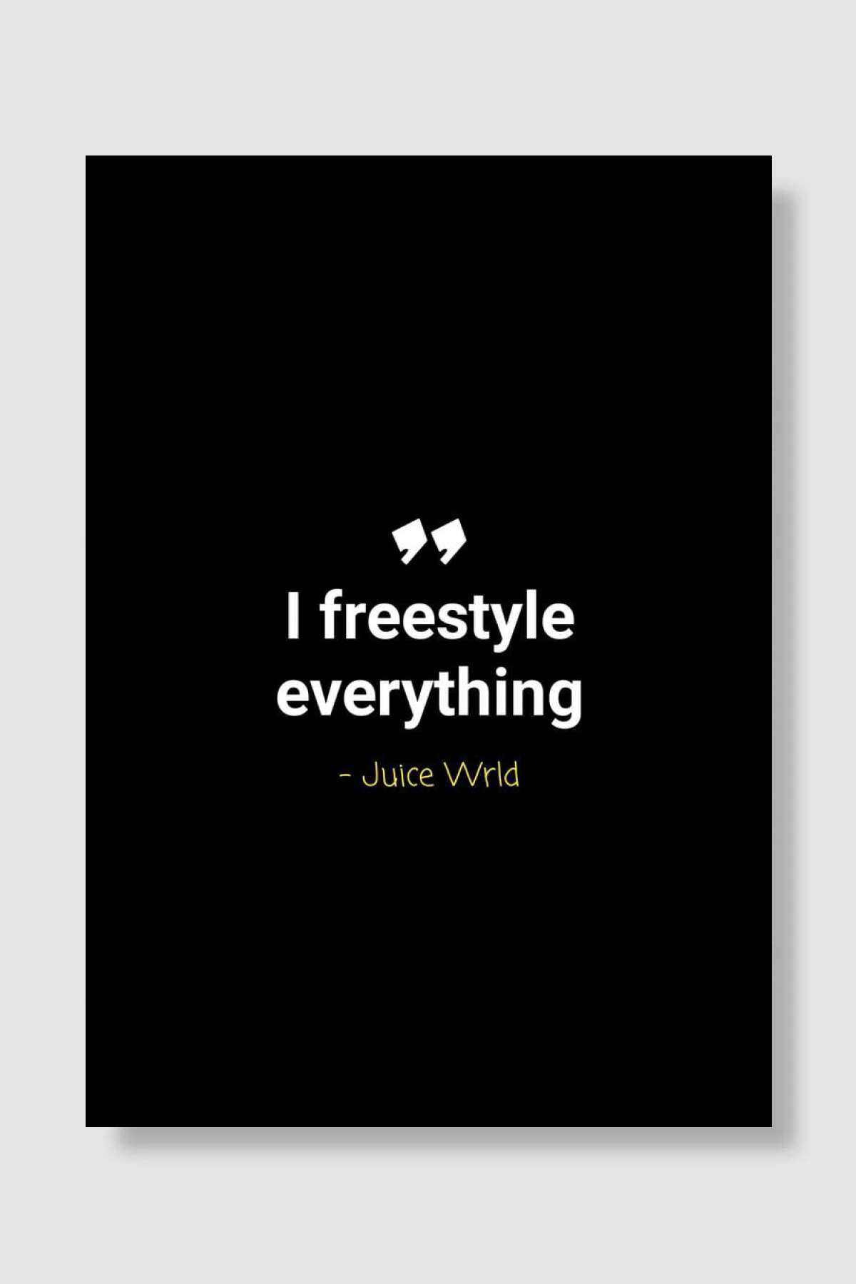 quotes juice wrld Müzik Poster Çerçevesiz Yüksek Kalite Müzik Afiş Duvar Poster