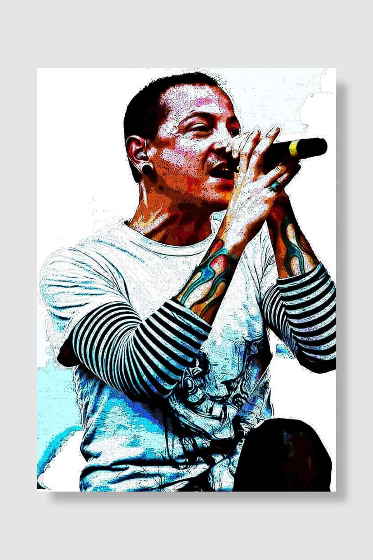 Linkin Park 215 Müzik Poster Çerçevesiz Yüksek Kalite Müzik Afiş Duvar Poster
