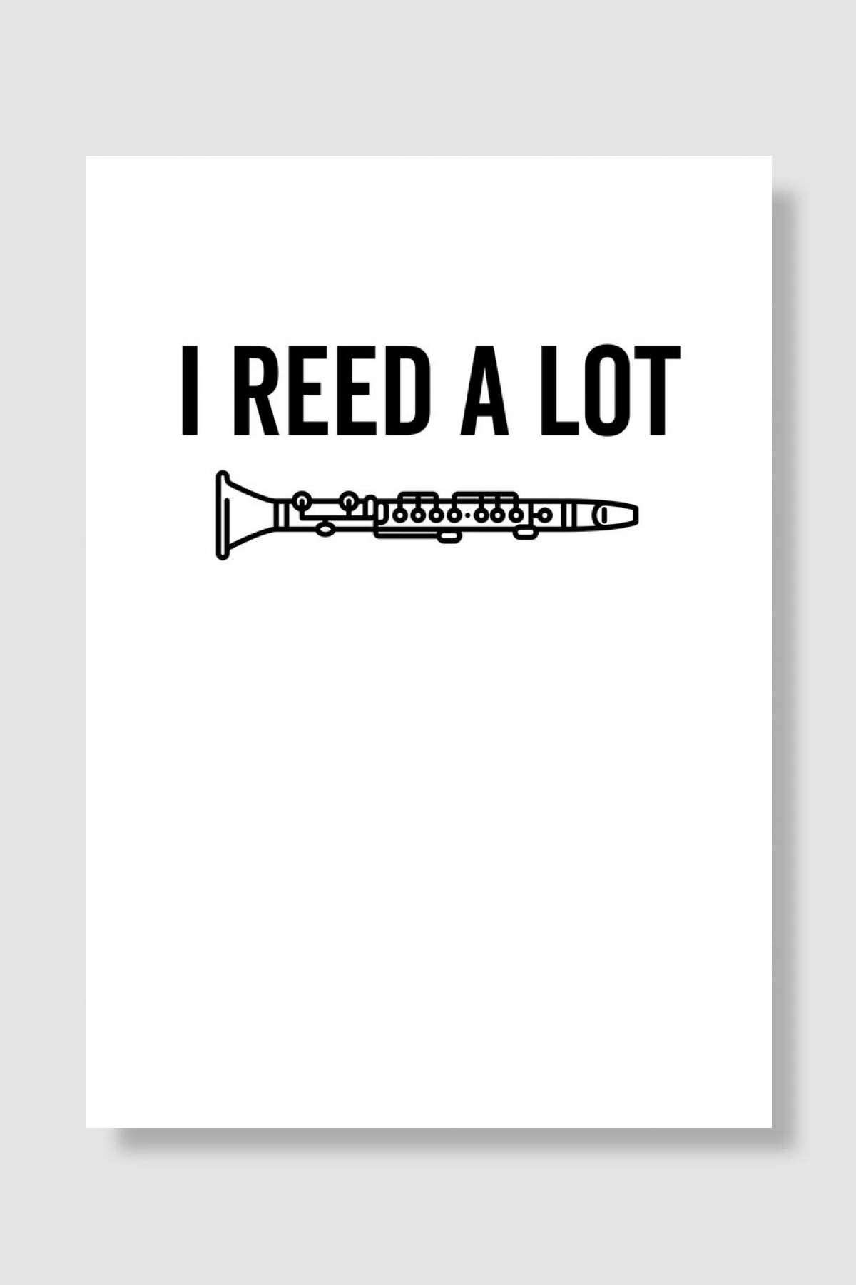 I Reed a Lot Müzik Poster Çerçevesiz Yüksek Kalite Müzik Afiş Duvar Poster