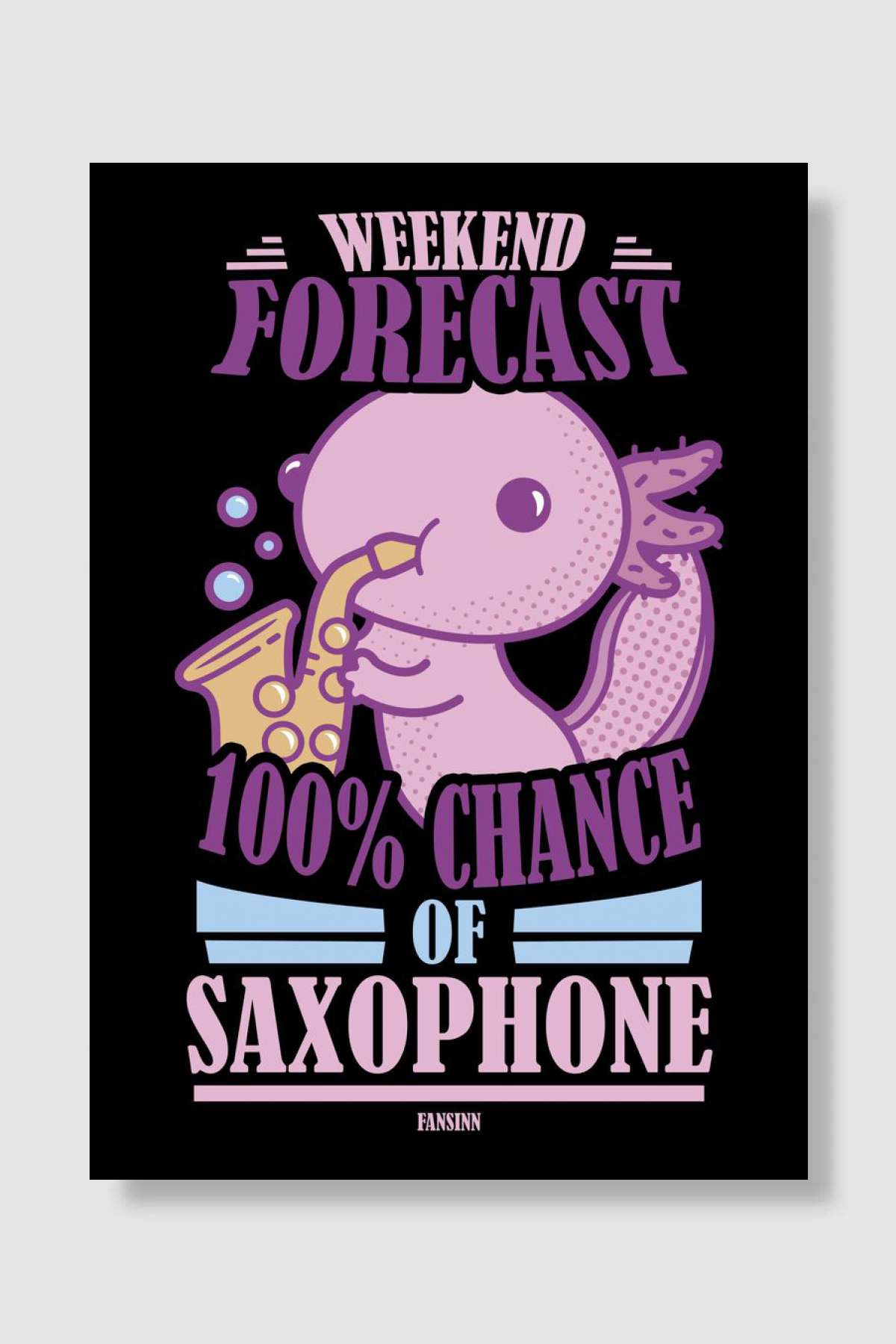 Weekend Forecast 100 Chan Müzik Poster Çerçevesiz Yüksek Kalite Müzik Afiş Duvar Poster