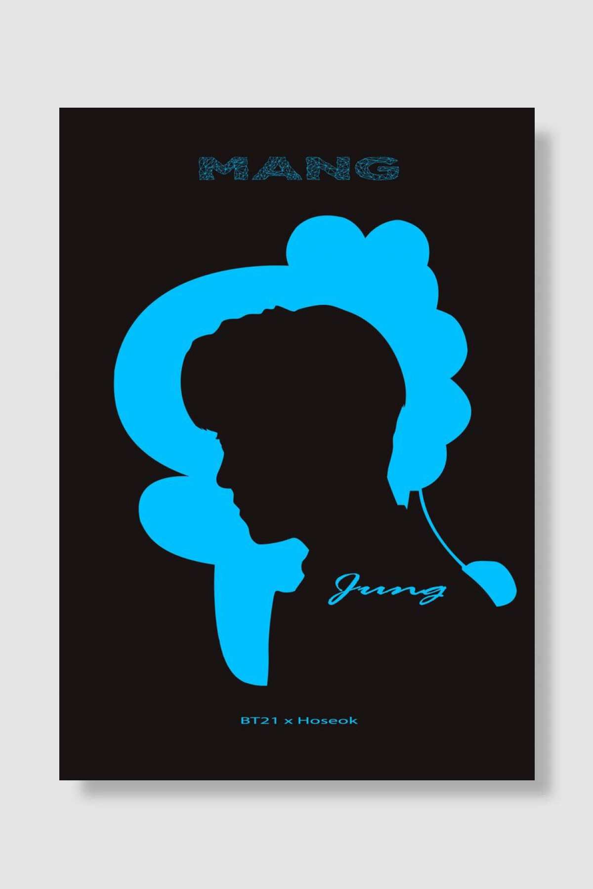 Bt21 Mang Müzik Poster Çerçevesiz Yüksek Kalite Müzik Afiş Duvar Poster