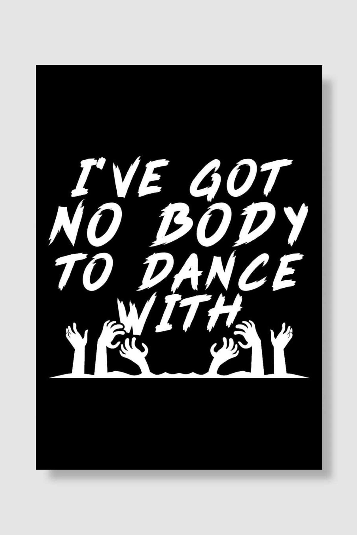 Halloween Ghost Funny Müzik Poster Çerçevesiz Yüksek Kalite Müzik Afiş Duvar Poster