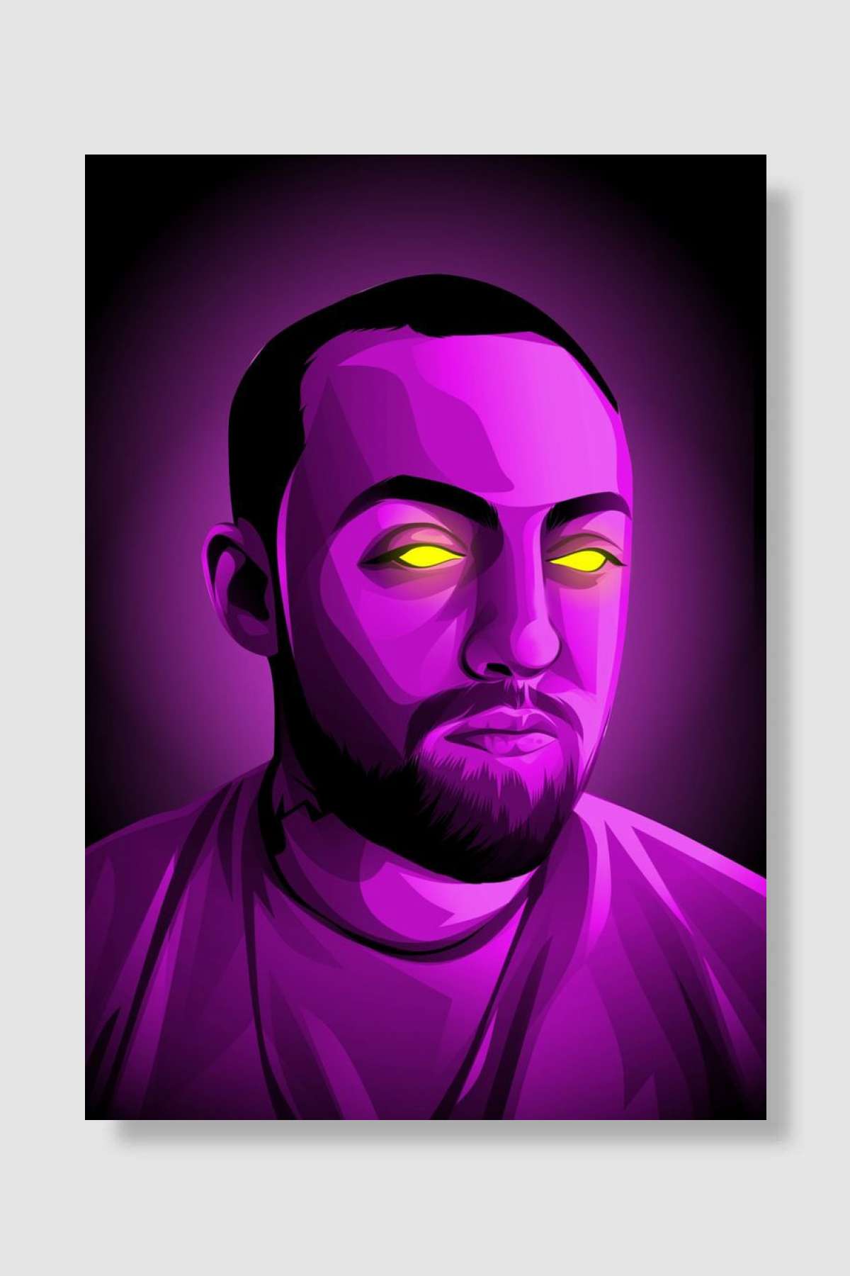 MAC MILLER Müzik Poster Çerçevesiz Yüksek Kalite Müzik Afiş Duvar Poster