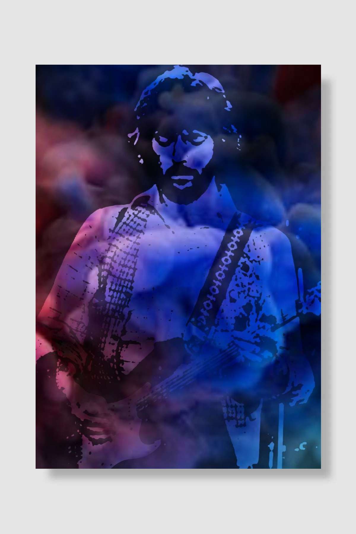 Eric Clapton Müzik Poster Çerçevesiz Yüksek Kalite Müzik Afiş Duvar Poster