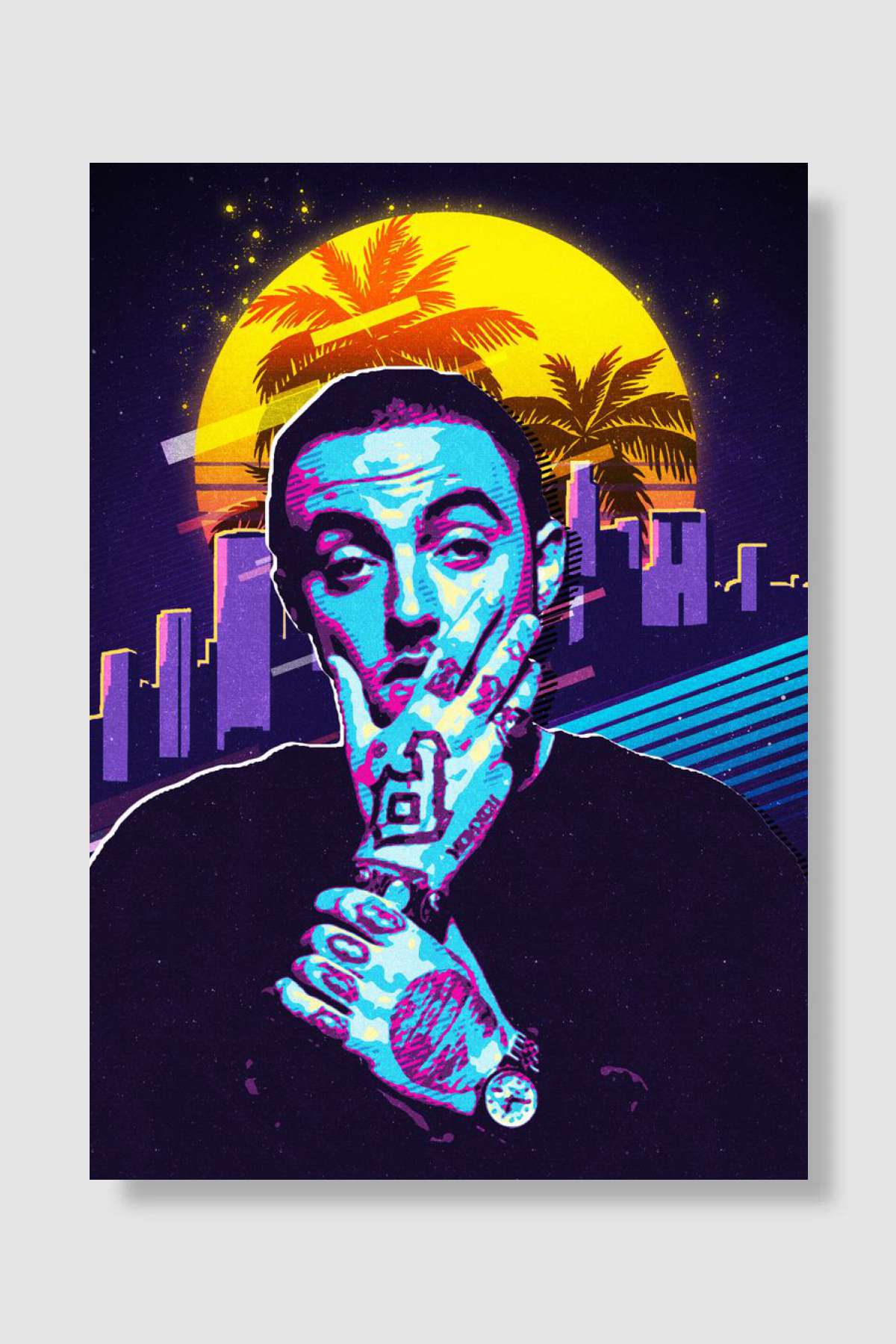 Malcolm Müzik Poster Çerçevesiz Yüksek Kalite Müzik Afiş Duvar Poster - En İyi Fiyatlarla