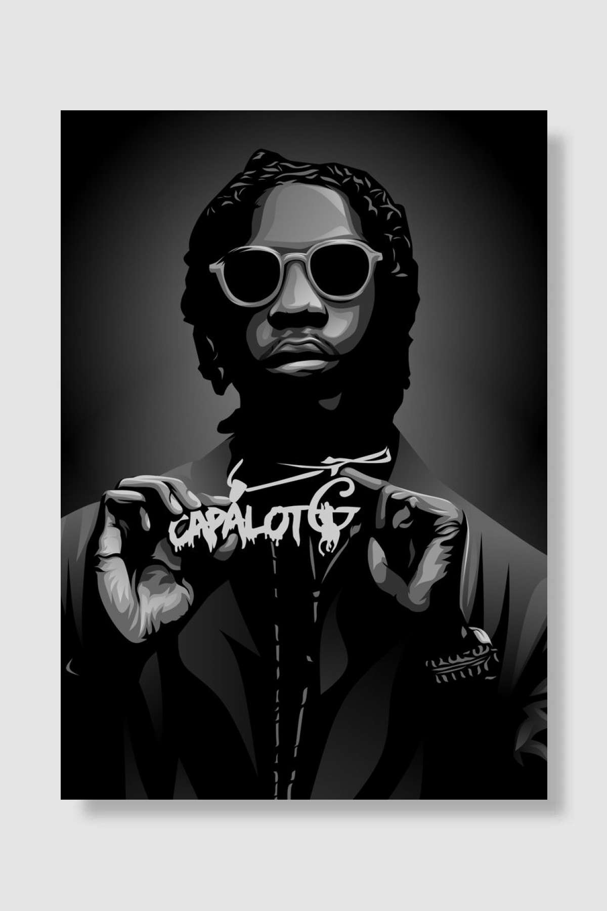 POLO G Müzik Poster Çerçevesiz Yüksek Kalite Müzik Afiş Duvar Poster