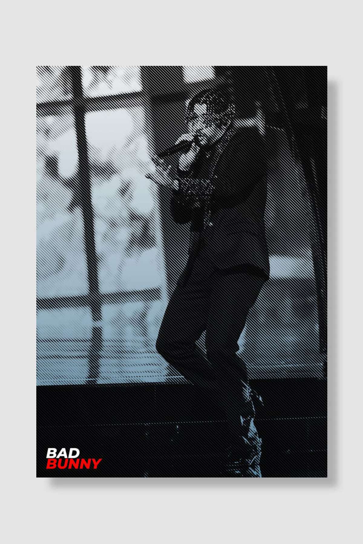 BAD BUNNY Müzik Poster Çerçevesiz Yüksek Kalite Müzik Afiş Duvar Poster
