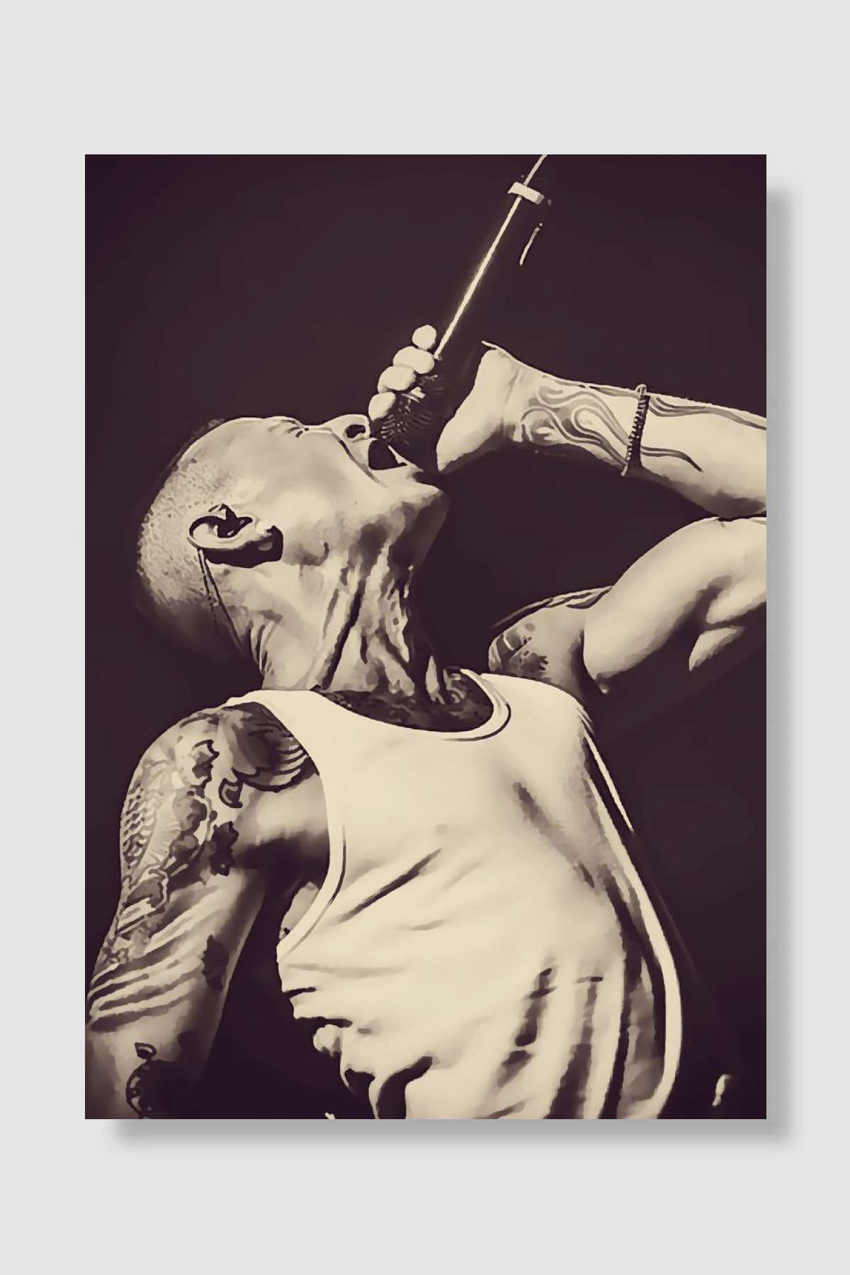 Linkin Park 728 Müzik Poster Çerçevesiz Yüksek Kalite Müzik Afiş Duvar Poster