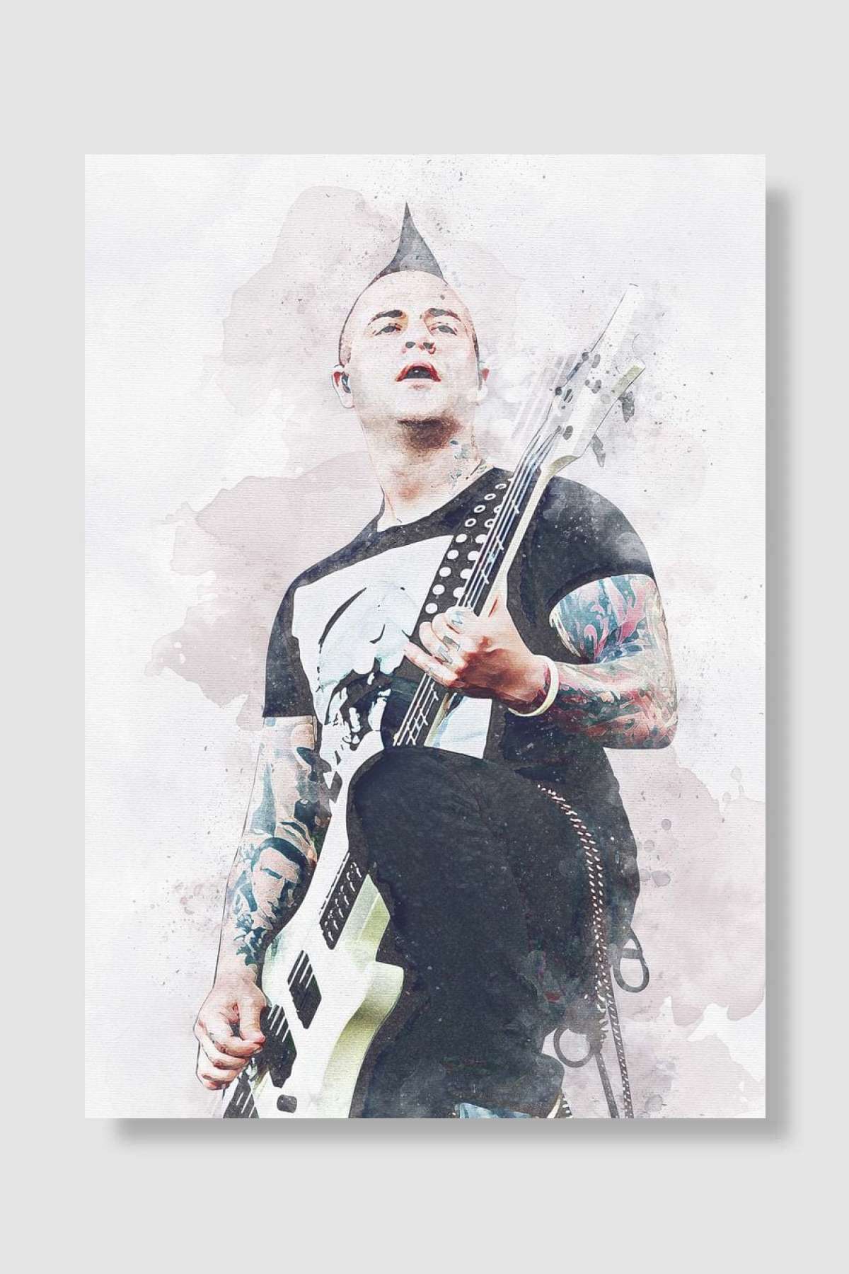 Avenged Sevenfold Müzik Poster Çerçevesiz Yüksek Kalite Müzik Afiş Duvar Poster