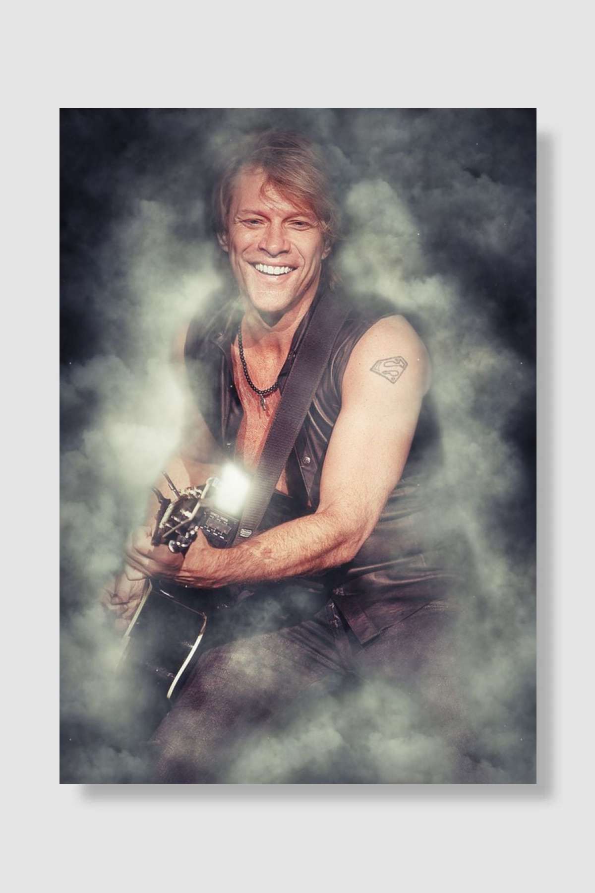 Bon Jovi Müzik Poster Çerçevesiz Yüksek Kalite Müzik Afiş Duvar Poster