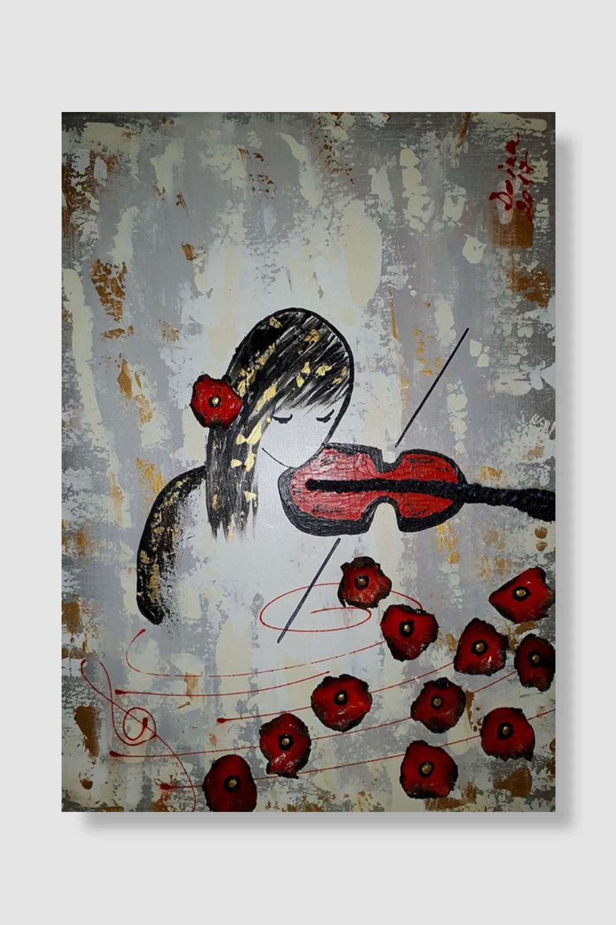 Lost in her dream Müzik Poster Çerçevesiz Yüksek Kalite Müzik Afiş Duvar Poster