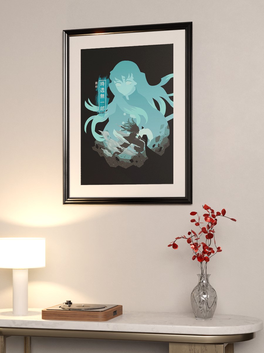 Muichiro Tokito Anime Poster Çerçevesiz Yüksek Kalite Anime Duvar Poster