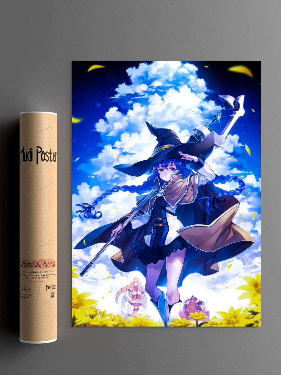 Mushoku Tensei Anime Poster Çerçevesiz Yüksek Kalite Anime Duvar Poster