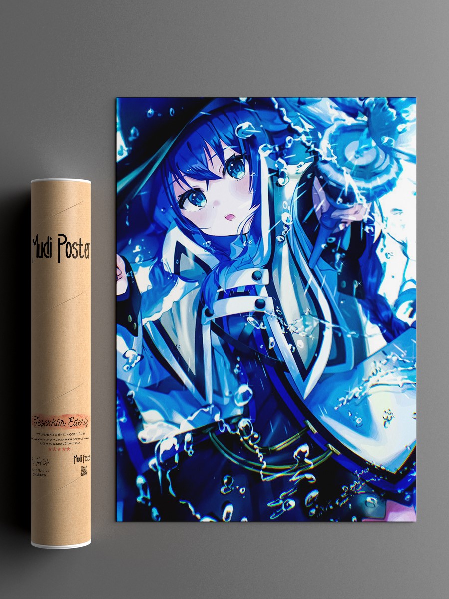 Mushoku Tensei Anime Poster Çerçevesiz Yüksek Kalite Anime Duvar Poster