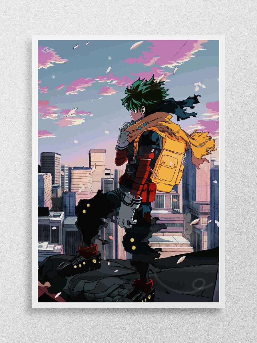 My Hero Academia Anime Poster Çerçevesiz Yüksek Kalite Anime Duvar Poster