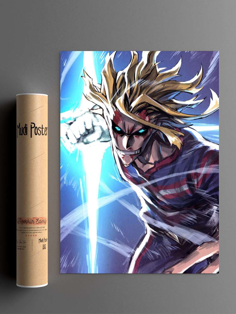 My Hero Academia Anime Poster Çerçevesiz Yüksek Kalite Anime Duvar Poster
