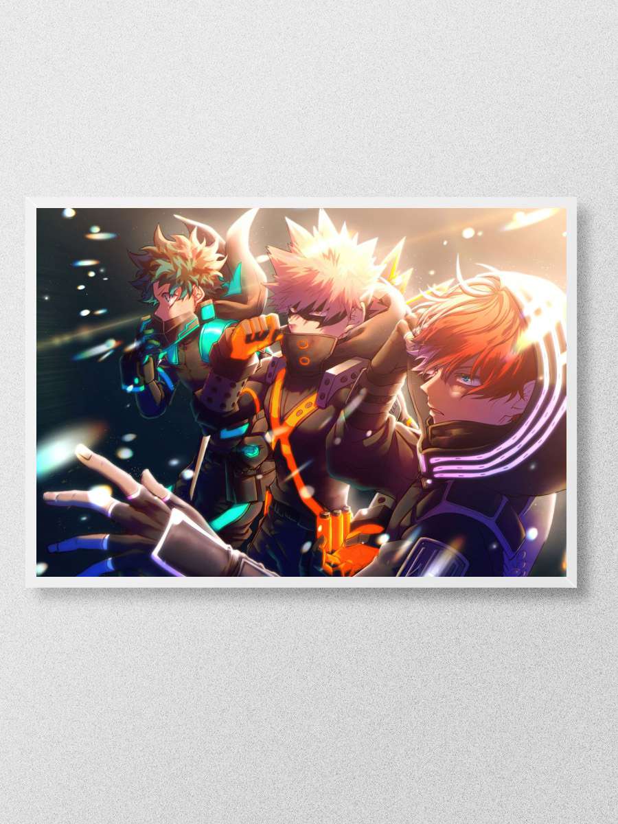 My Hero Academia Anime Poster Çerçevesiz Yüksek Kalite Anime Duvar Poster